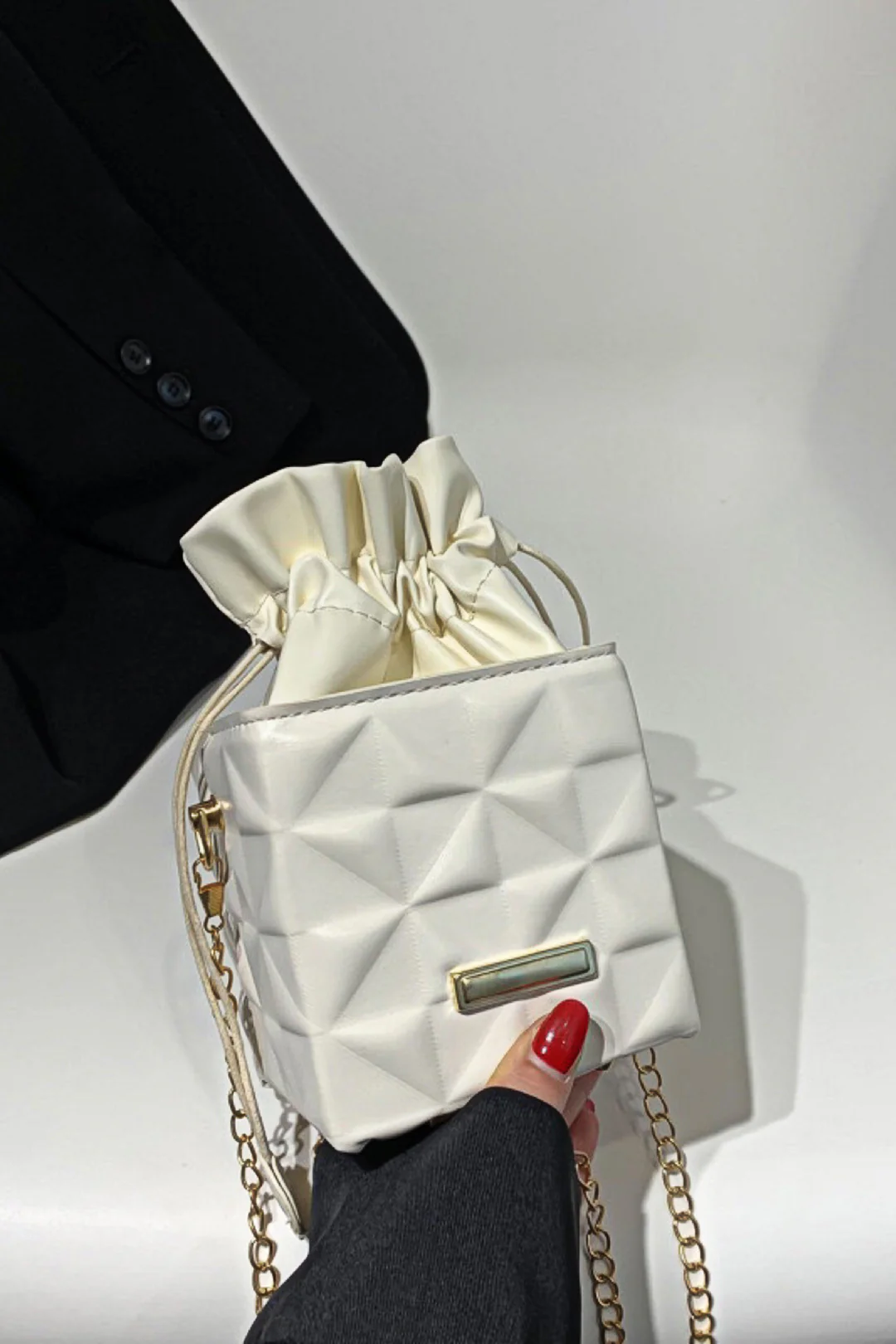 Faux Leather Cross-Body Bag - Image 3