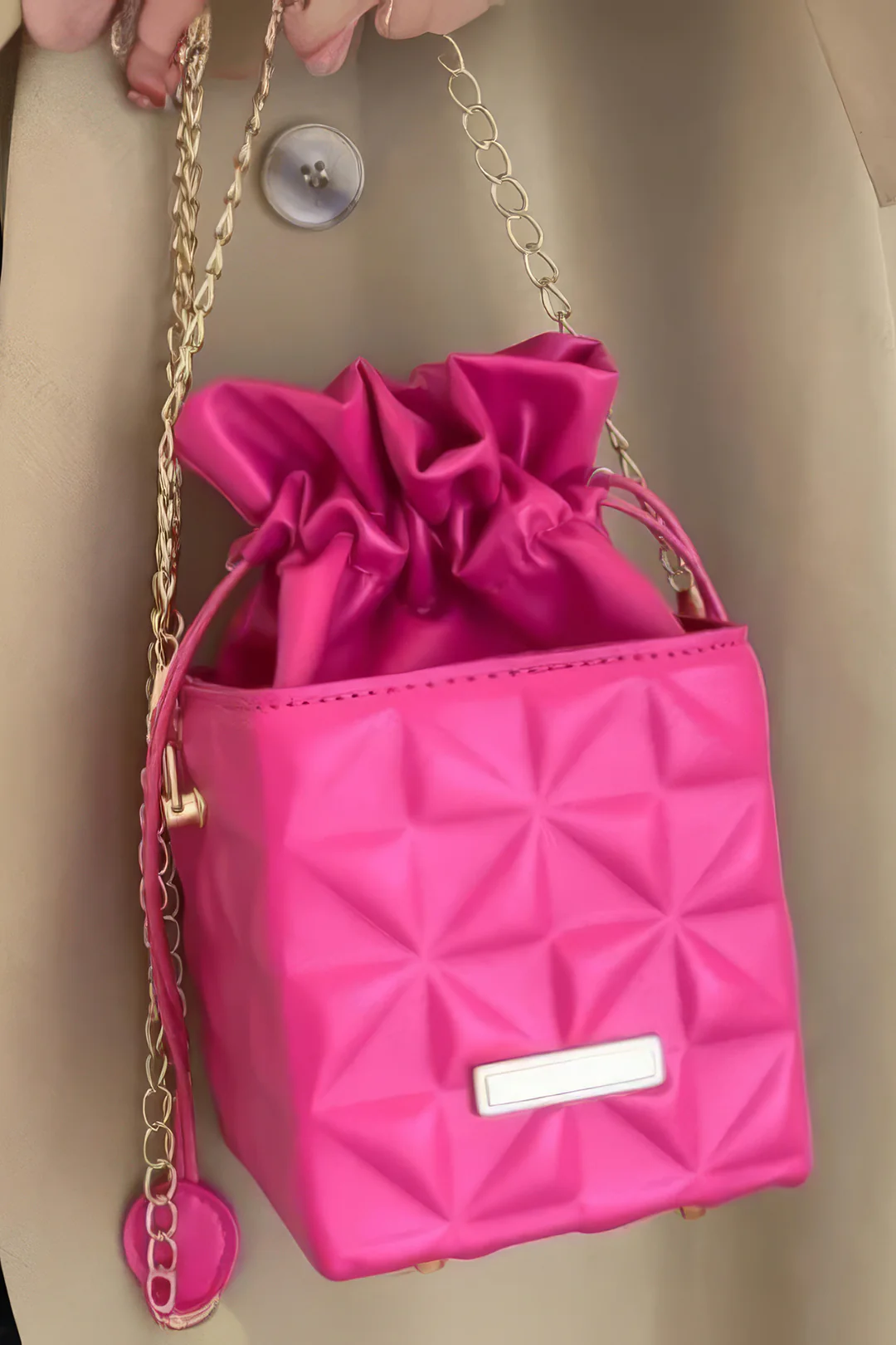 Faux Leather Cross-Body Bag - Image 4