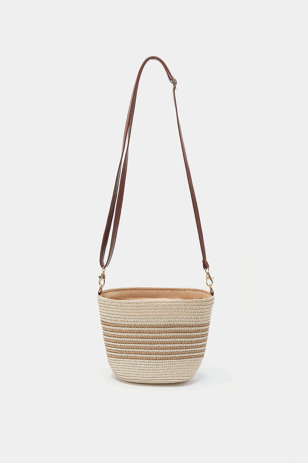 Straw Woven Cross-Body Bag