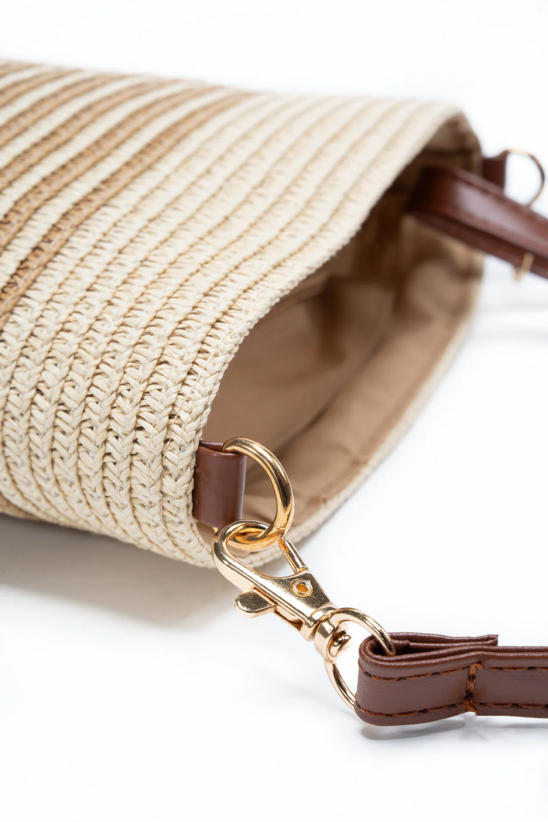Straw Woven Cross-Body Bag - Image 2