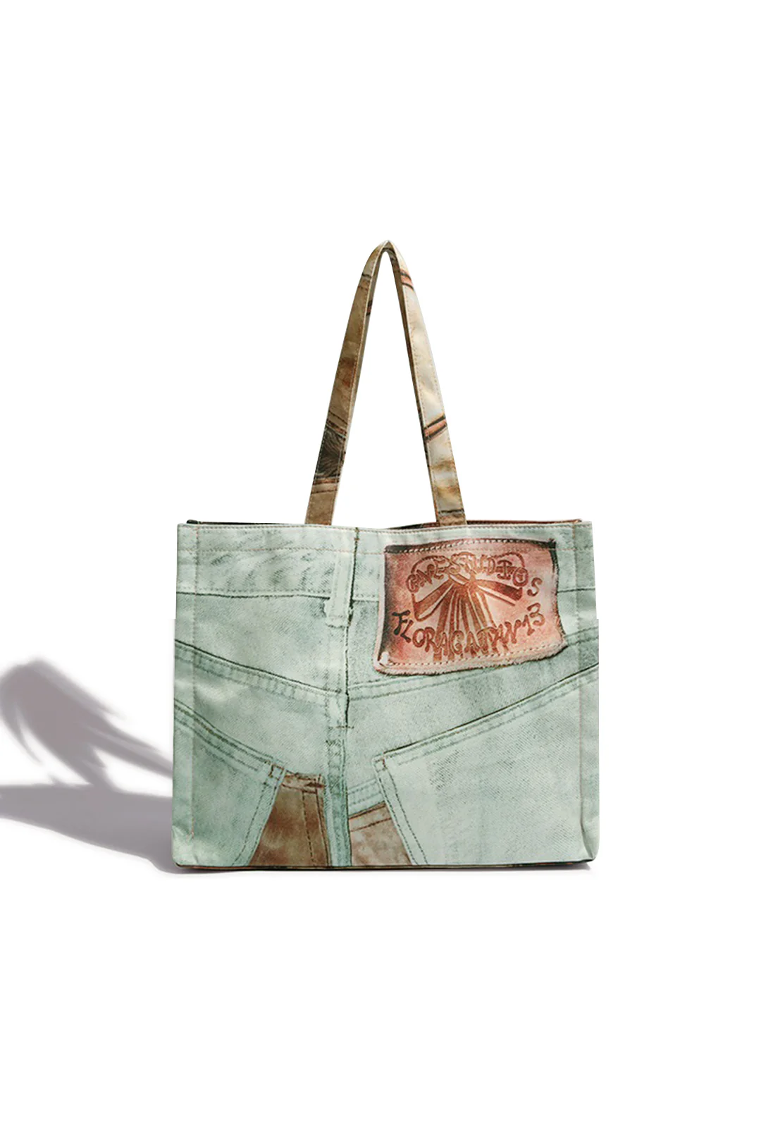 Abstract Print Tote Bag - Image 3