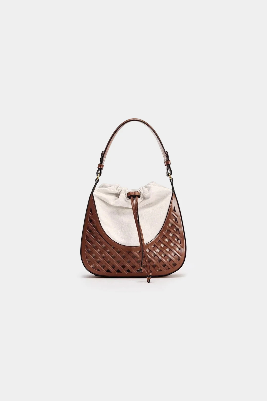 Woven Hollow Out Tote Bag - Image 2