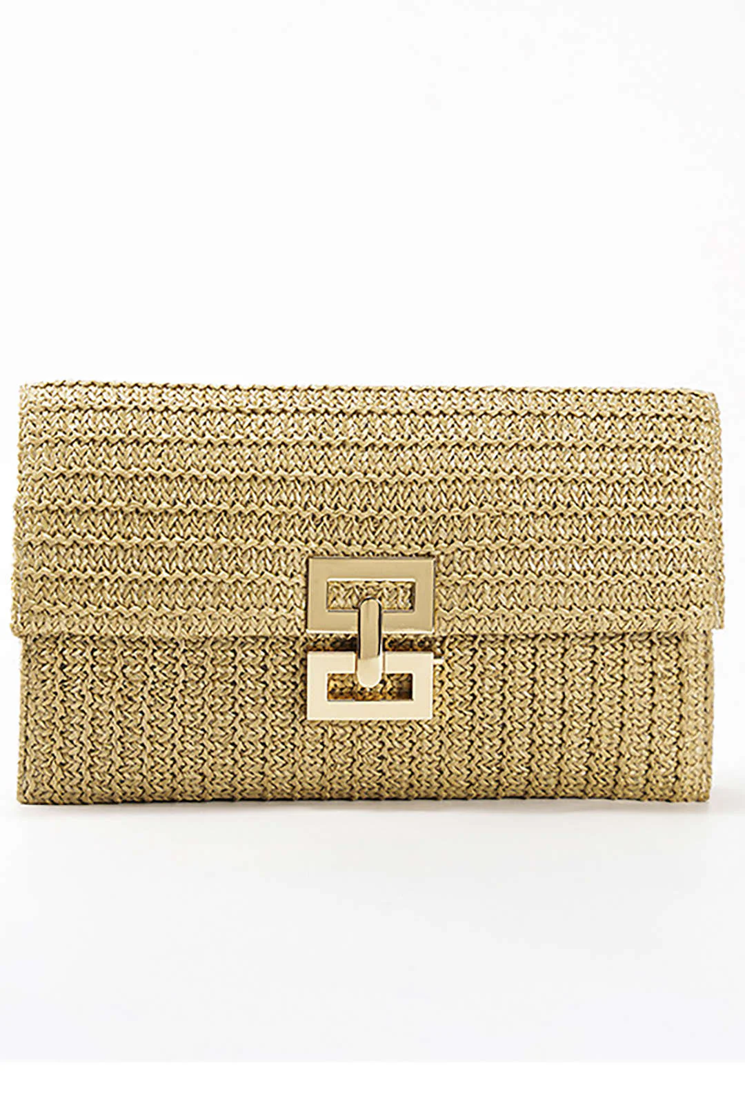 Straw Weave Clutch Bag - Image 2