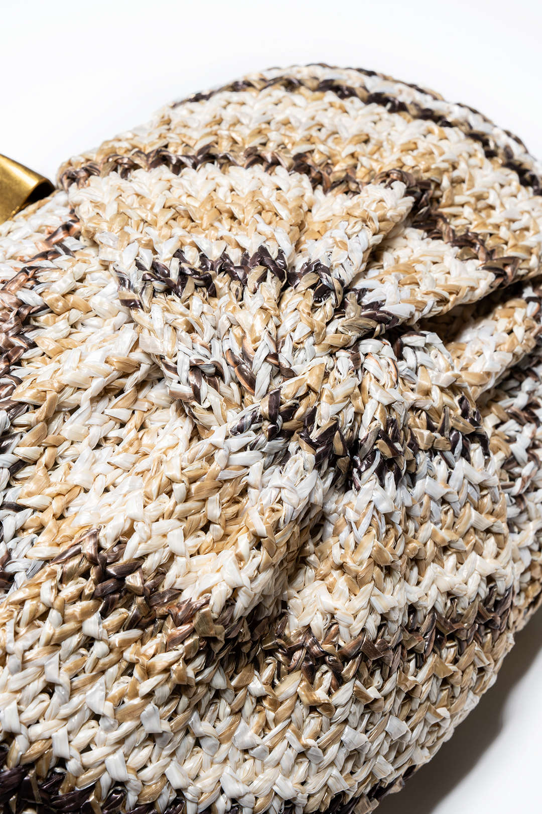 Woven Oval Tote Bag - Image 2