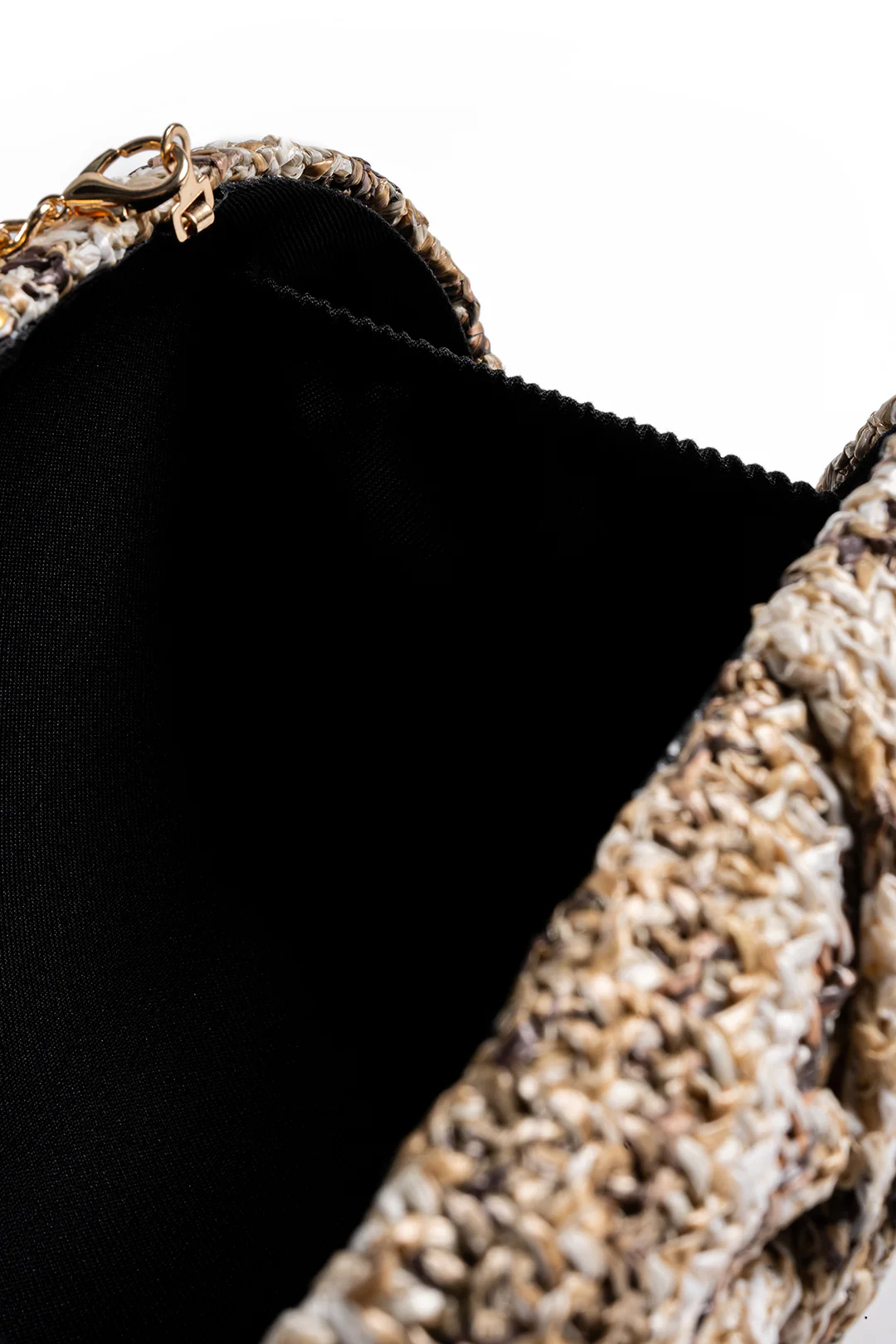Woven Oval Tote Bag - Image 4