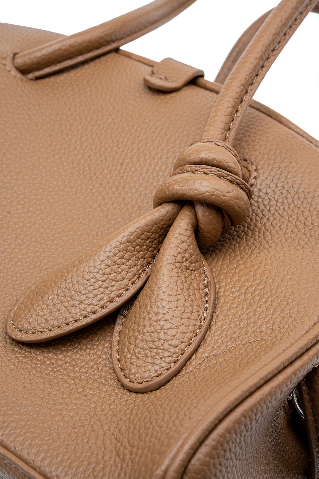 Leather Patchwork Handbag - Image 3