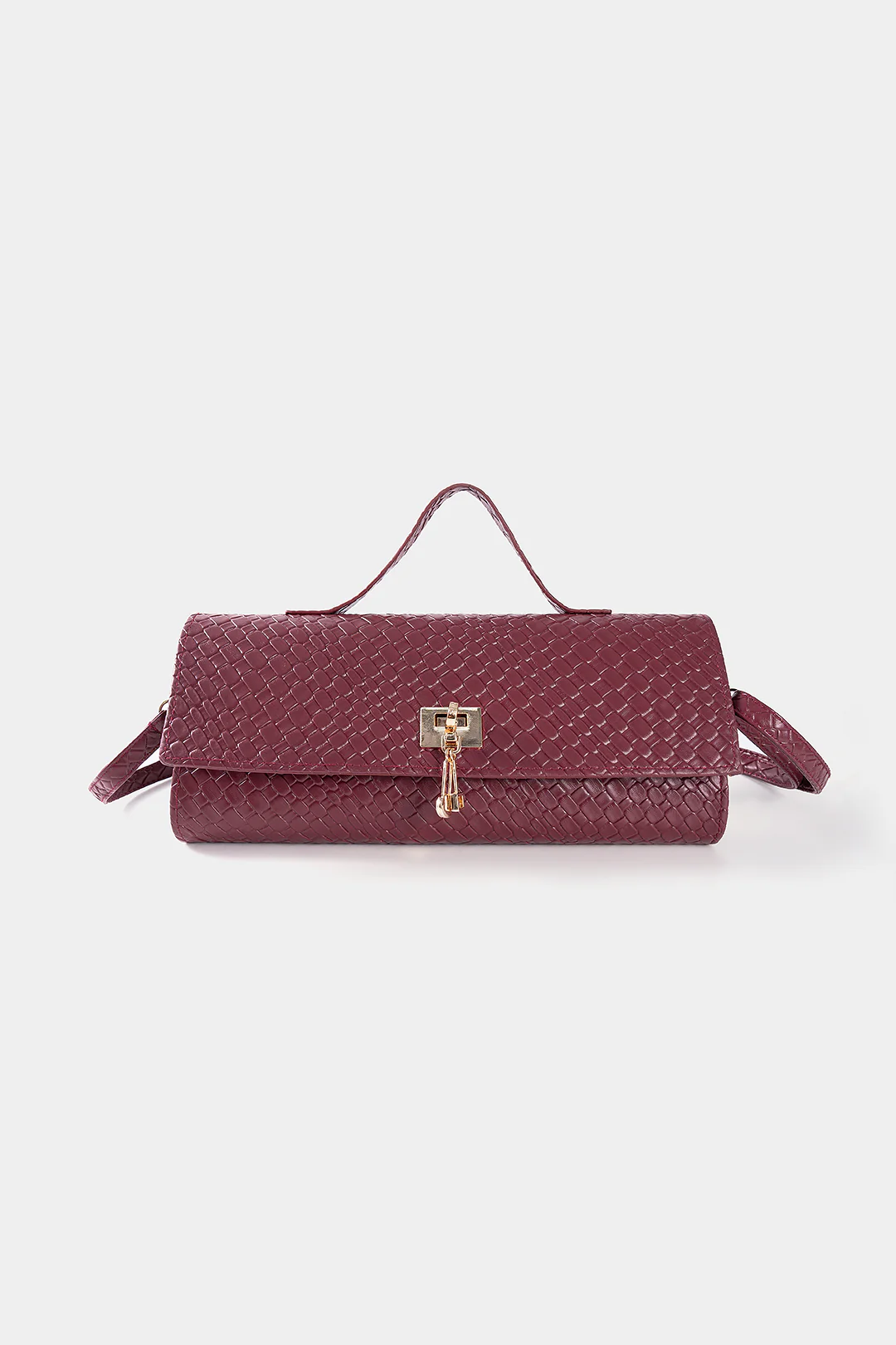 Woven Metal Clutch Bag