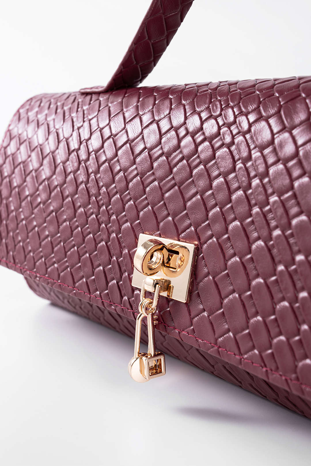 Woven Metal Clutch Bag - Image 3