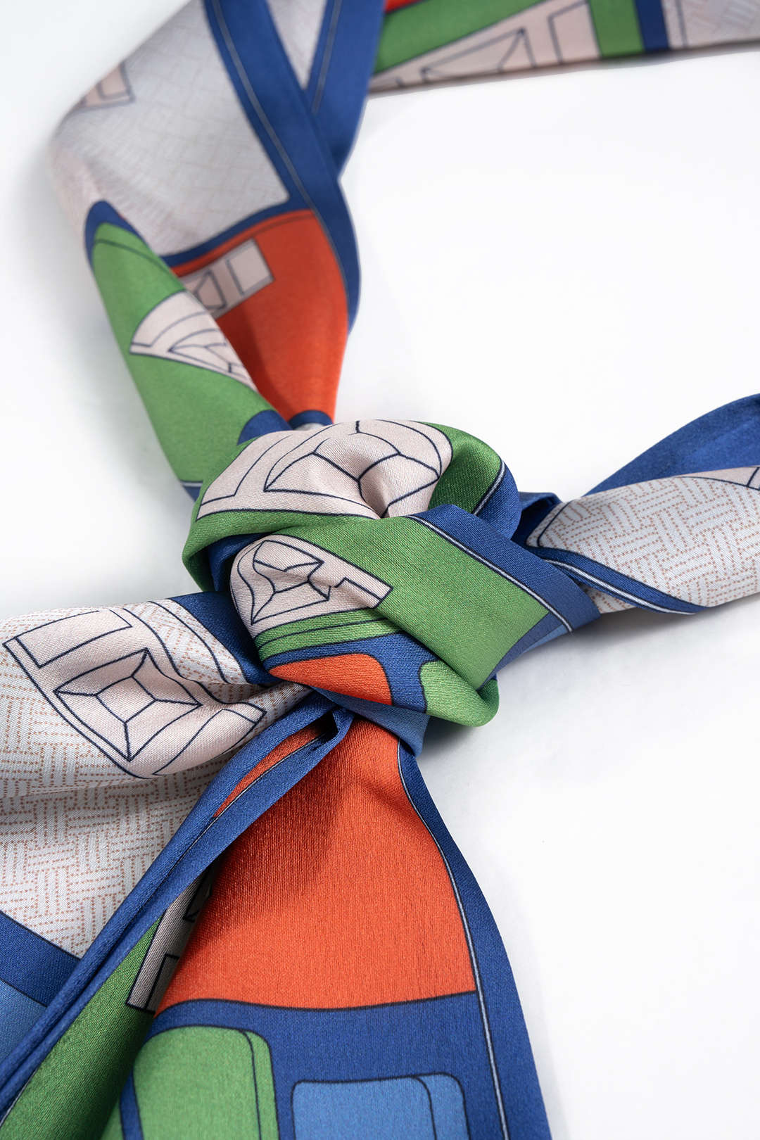 Geometric Print Scarf - Image 2