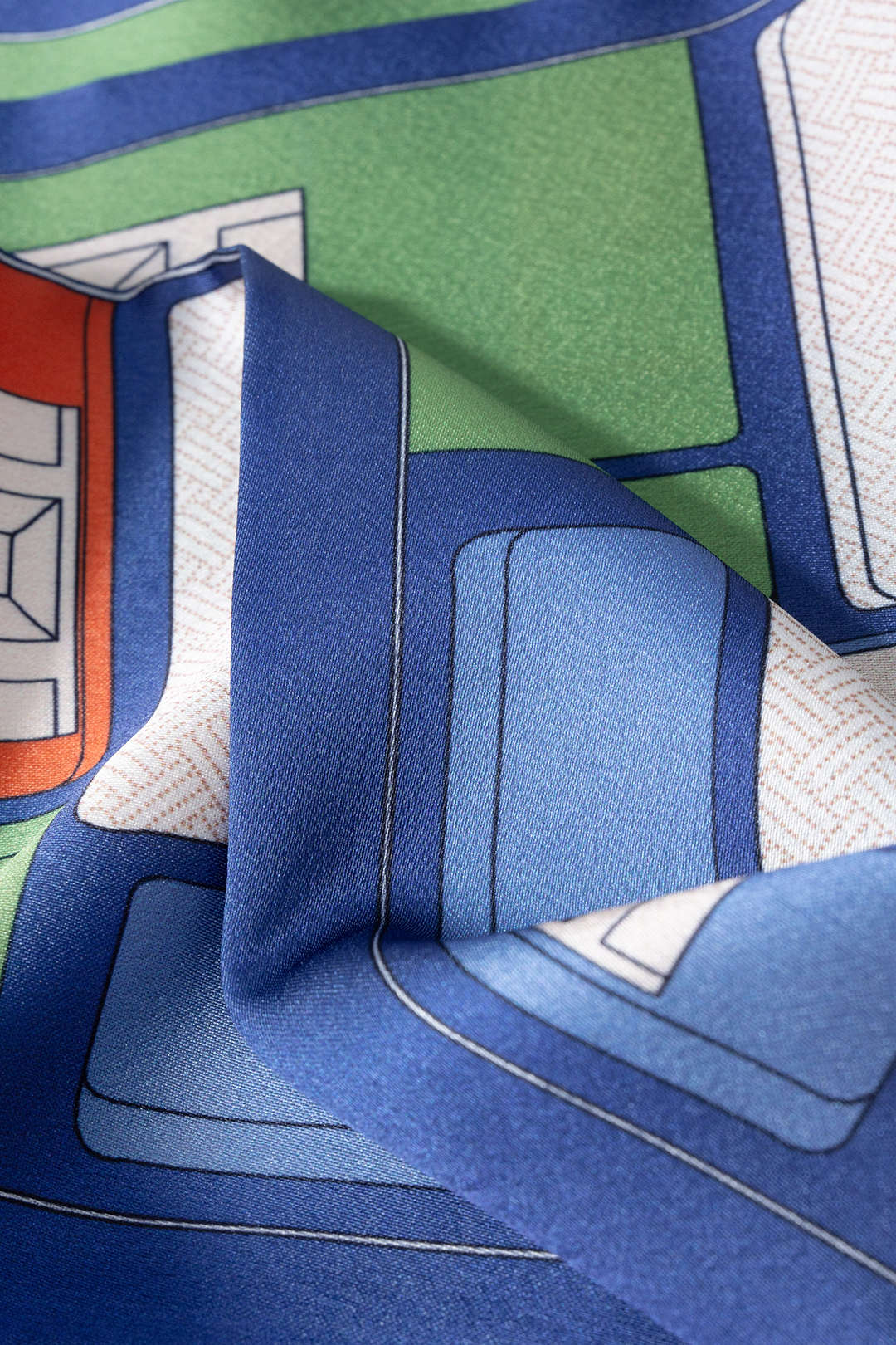 Geometric Print Scarf - Image 4