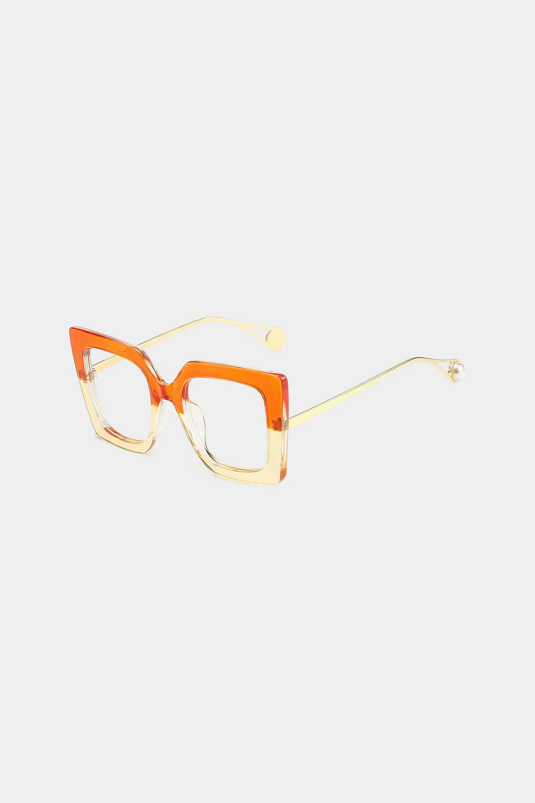 Metal Leopard Square Frame Sunglasses - Image 7