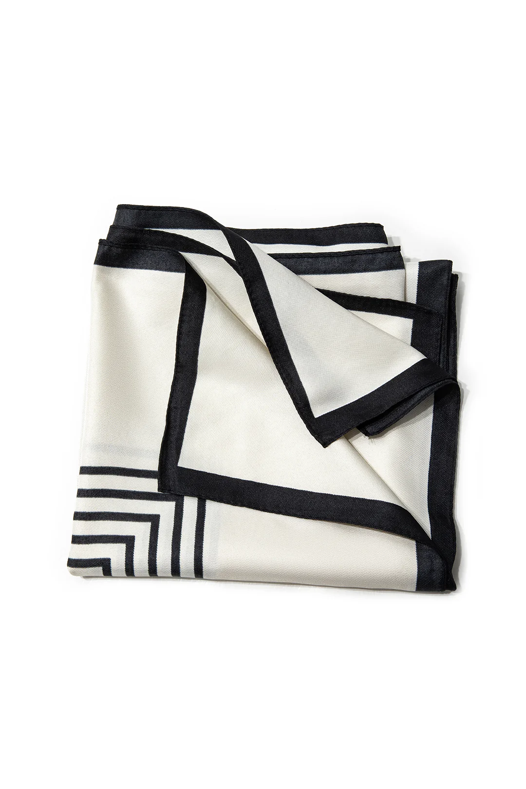 Striped Silk Scarf - Image 2