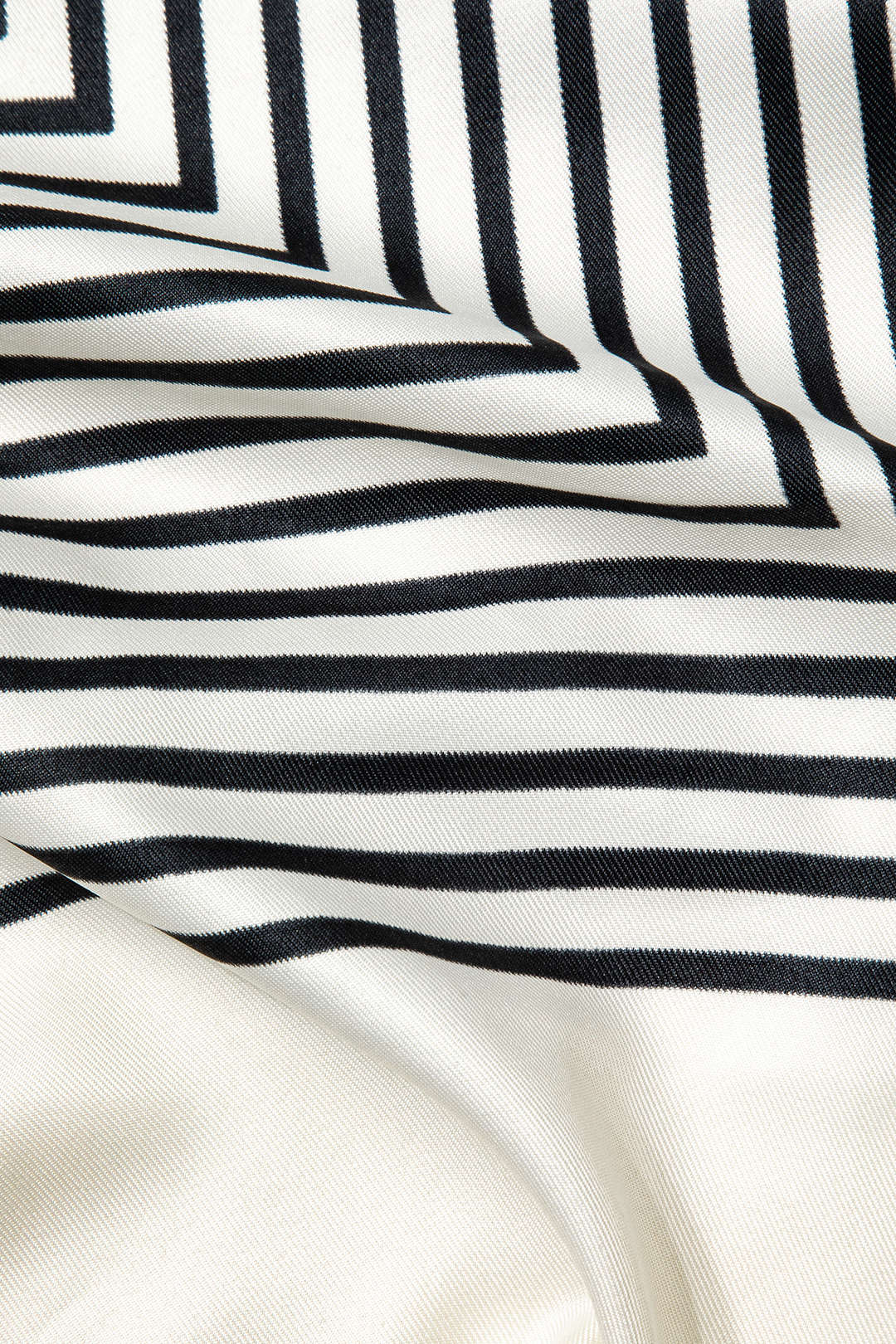 Striped Silk Scarf - Image 3