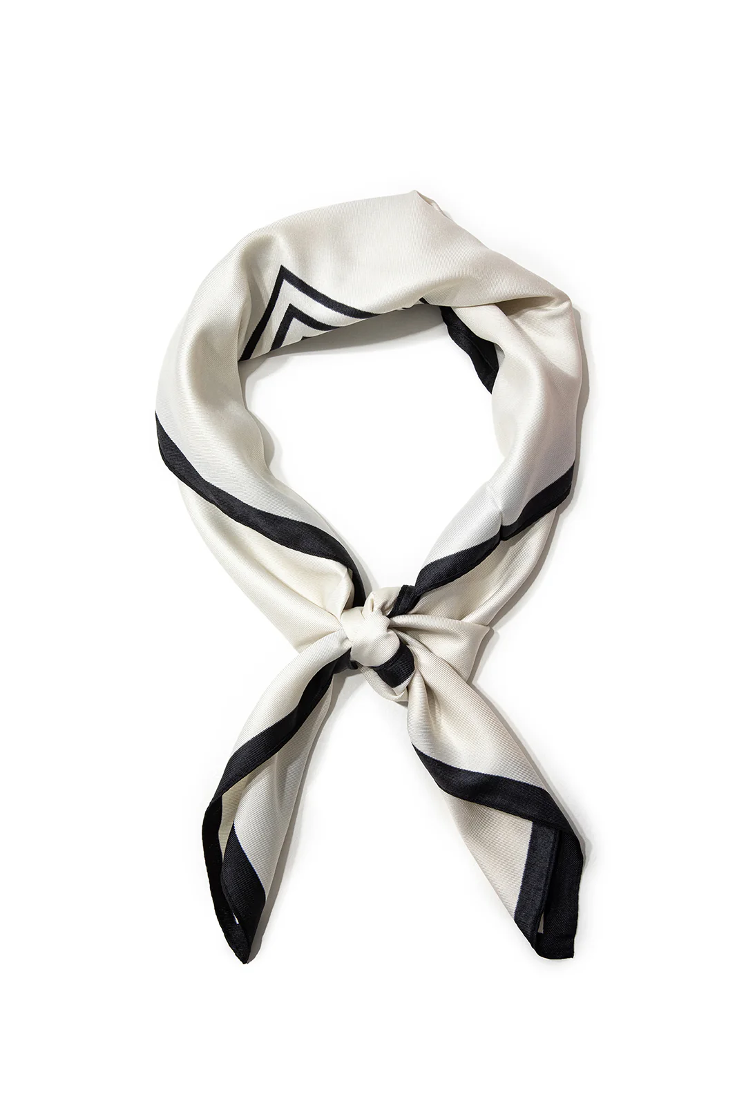 Striped Silk Scarf - Image 5