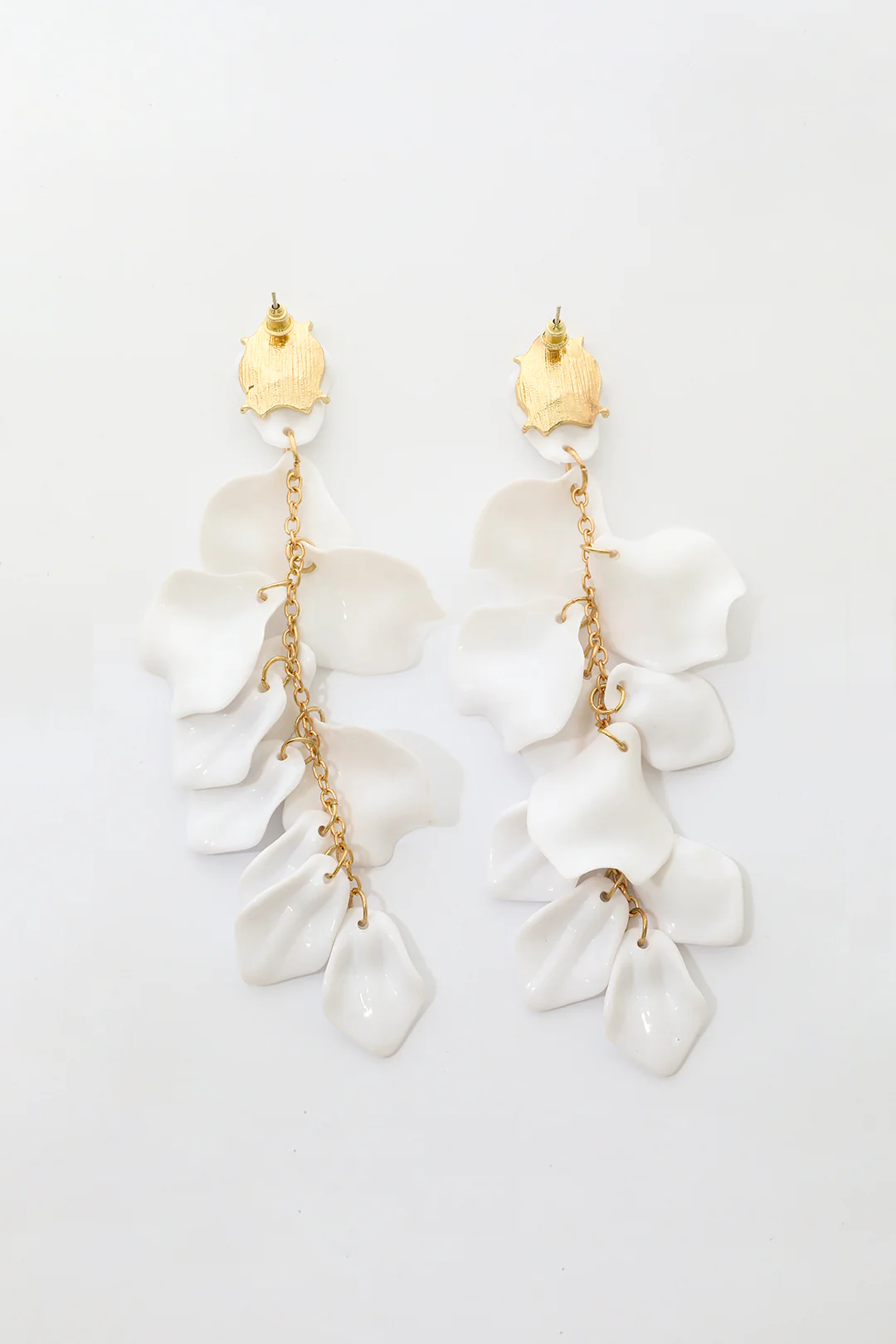 Orchid Petals Drop Earrings - Image 2