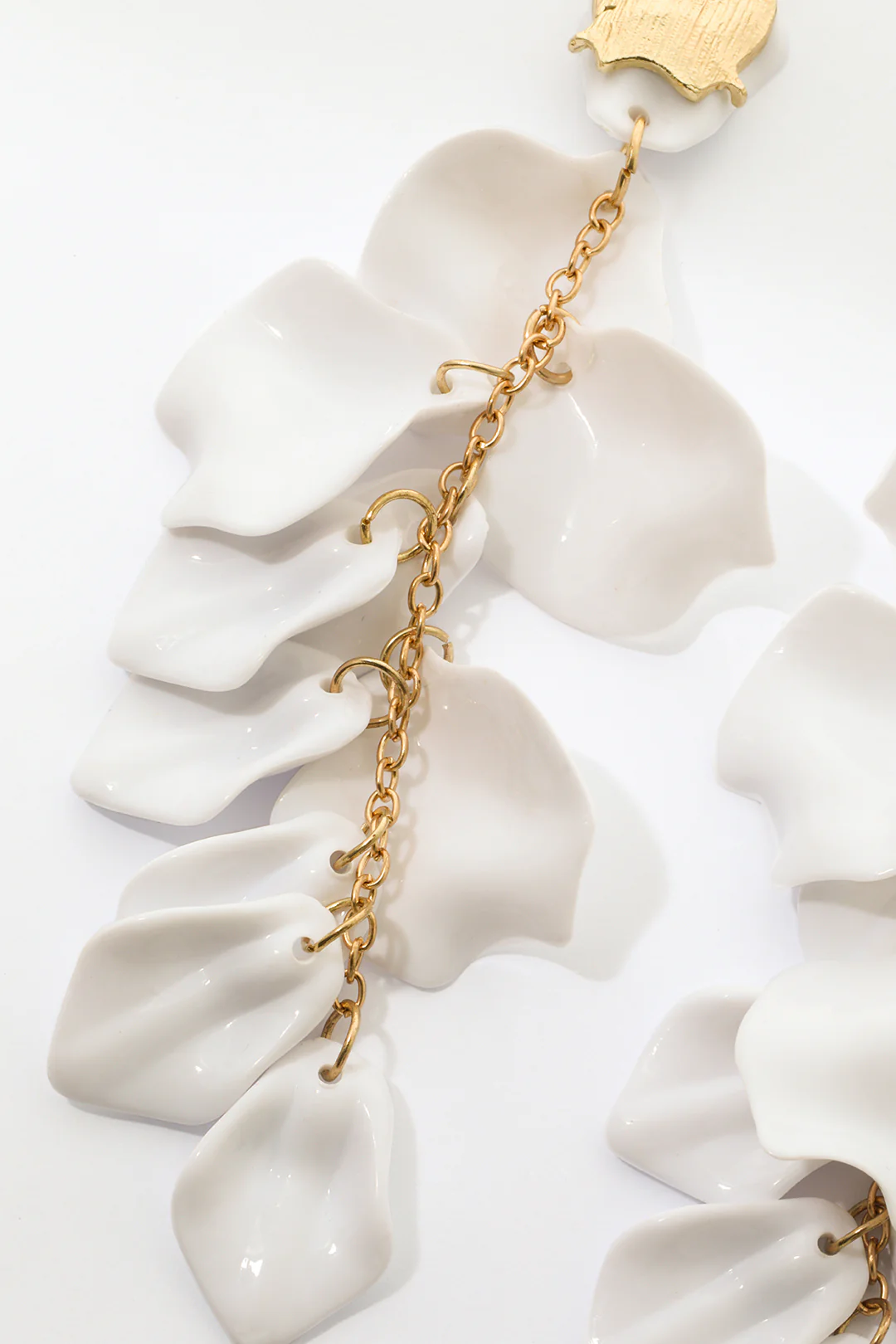 Orchid Petals Drop Earrings - Image 3