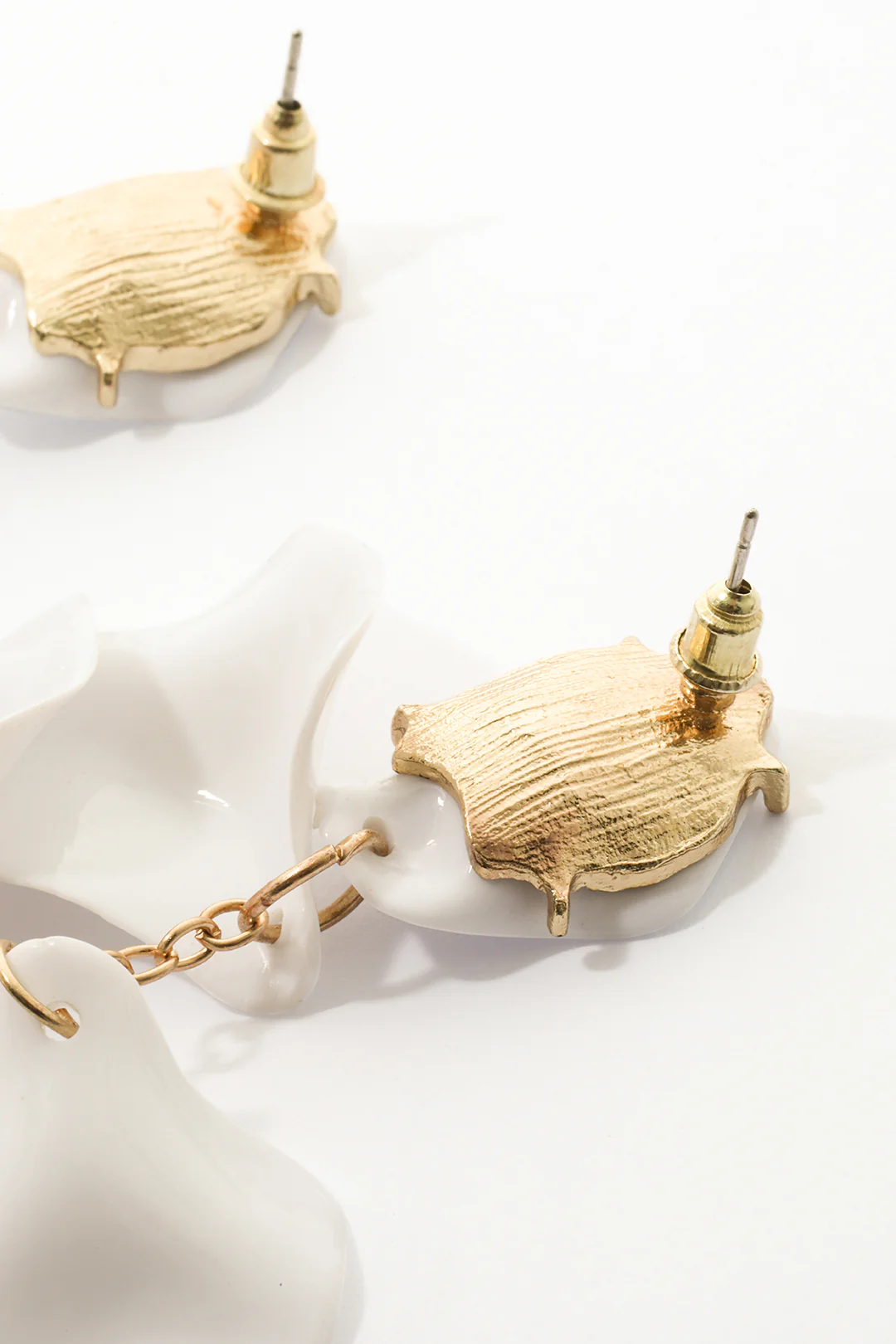 Orchid Petals Drop Earrings - Image 4