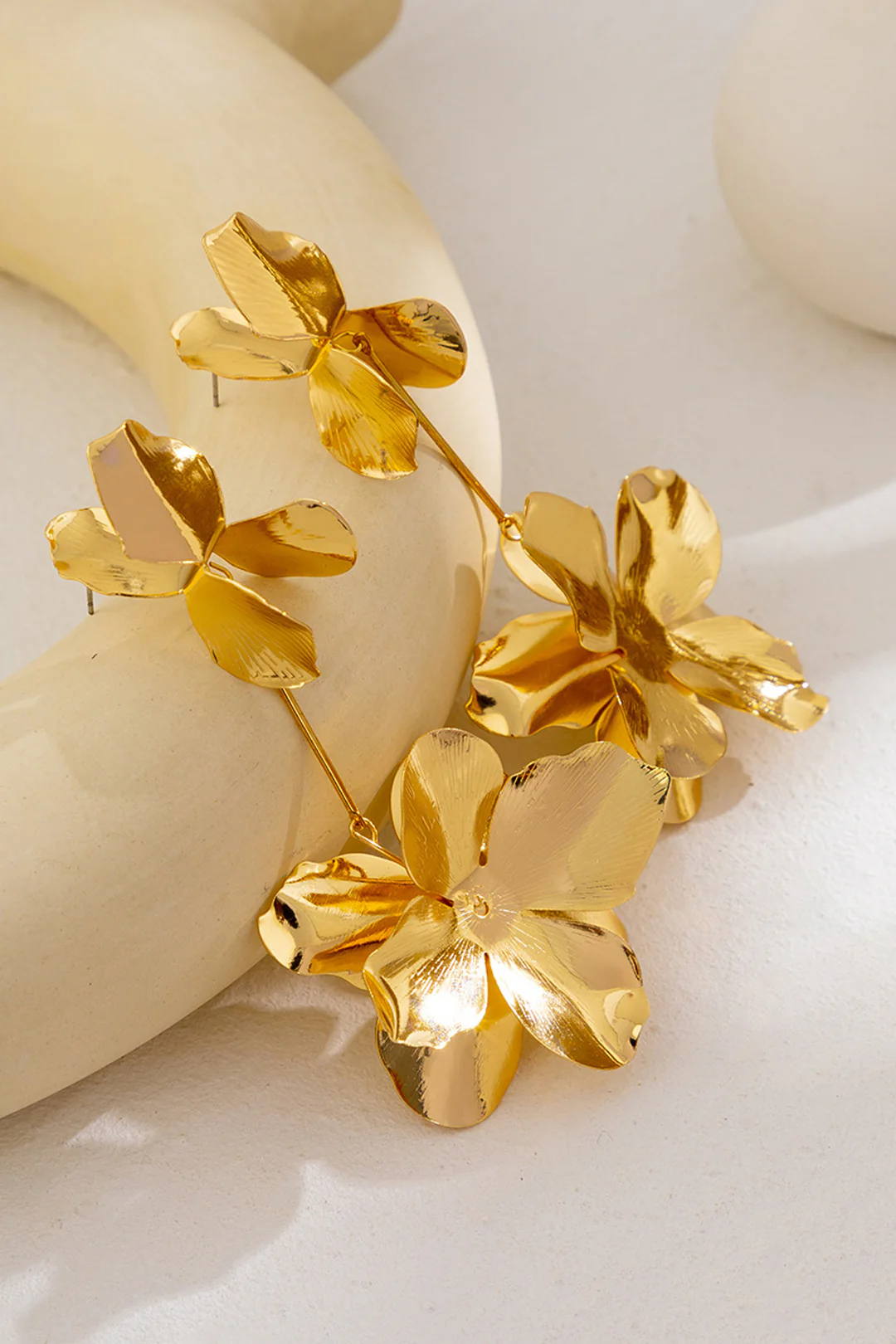 Flower Drop Earrings - Image 2