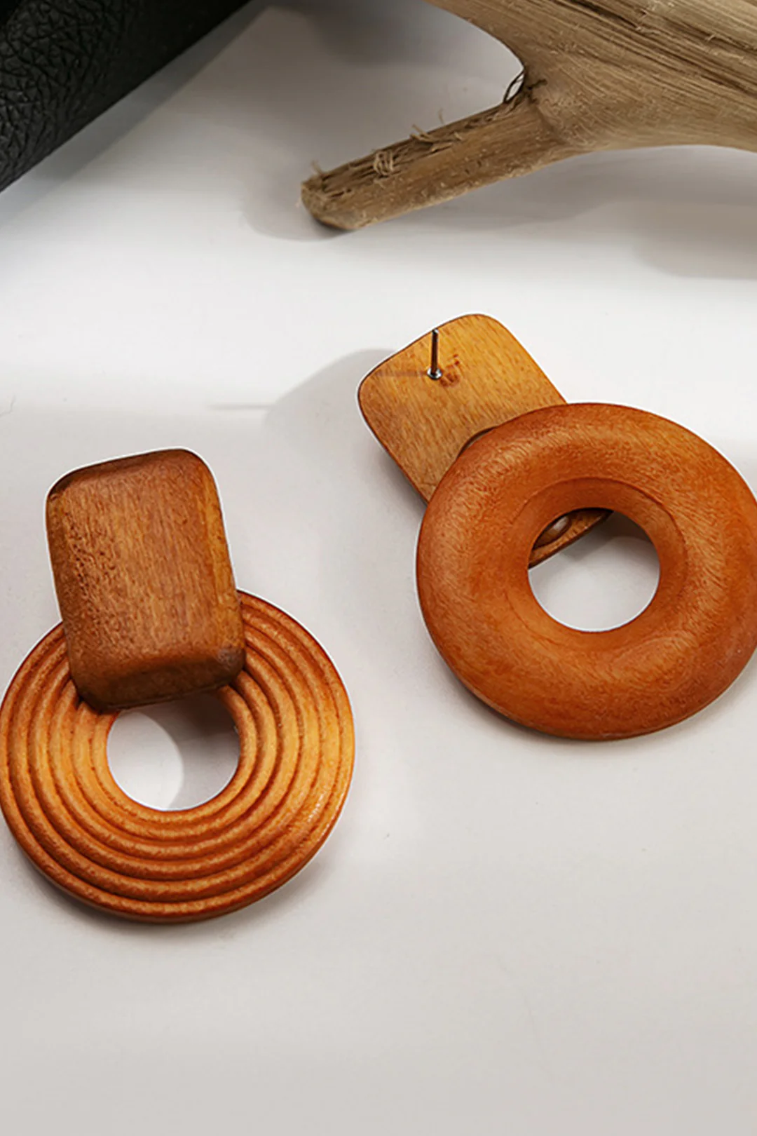Multi-layer Circle Earrings - Image 2