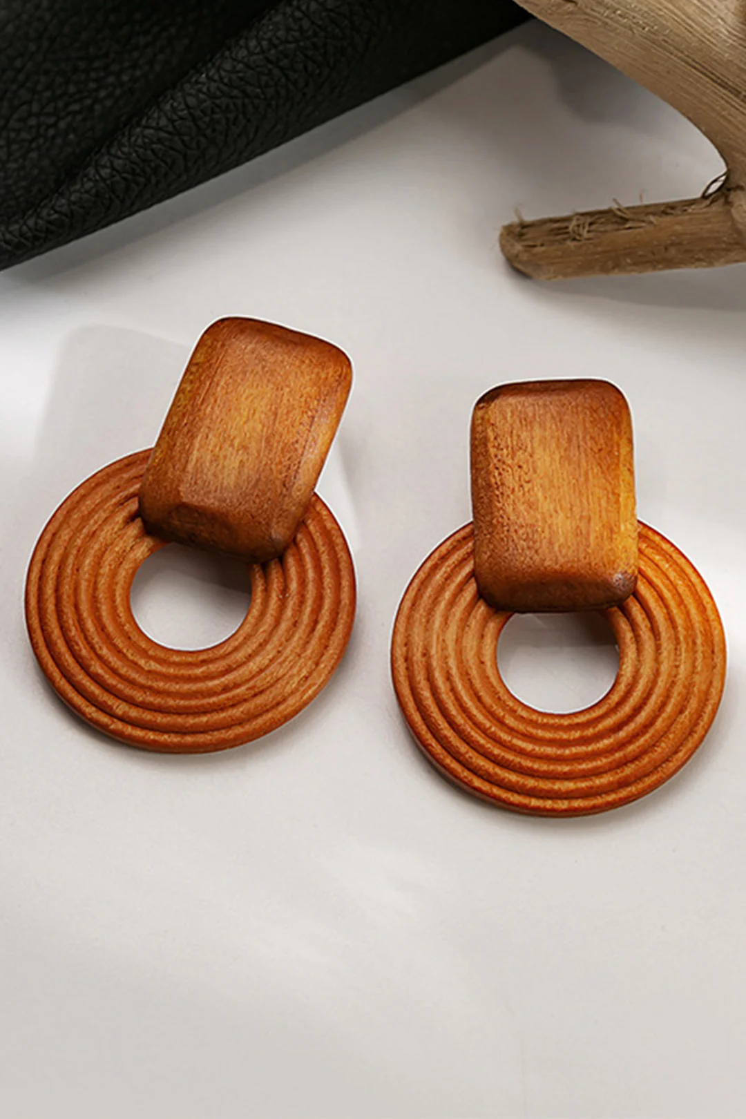 Multi-layer Circle Earrings - Image 3