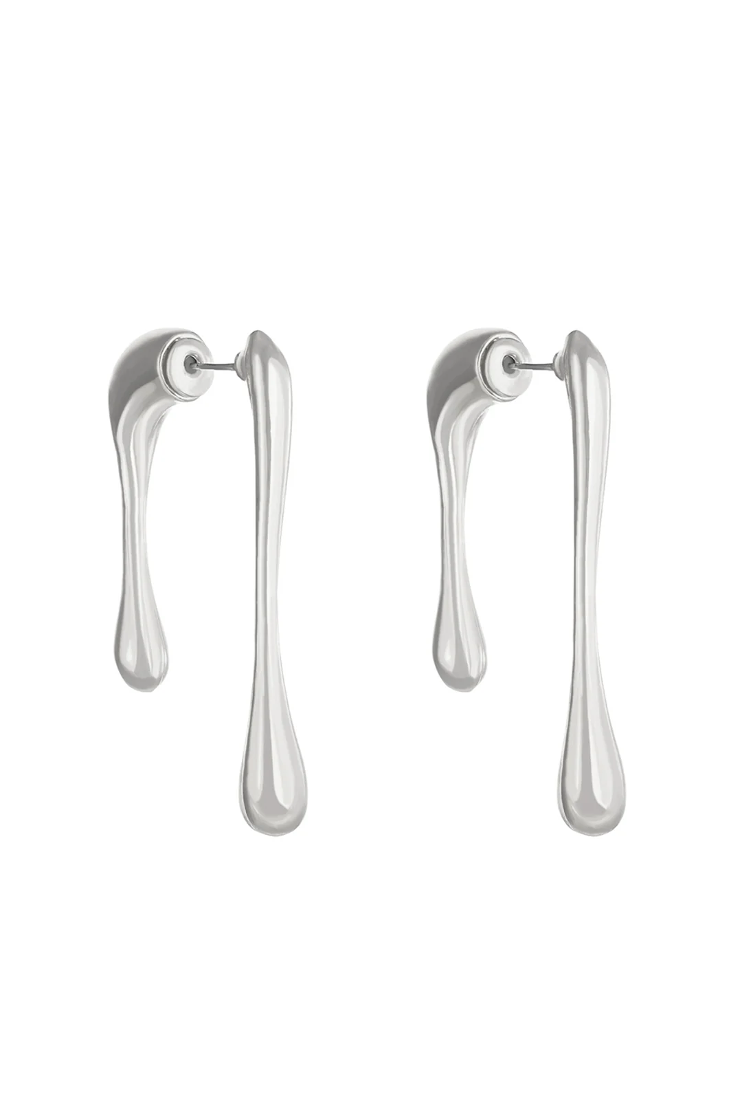 Asymmetrical Droplet Earrings - Image 4