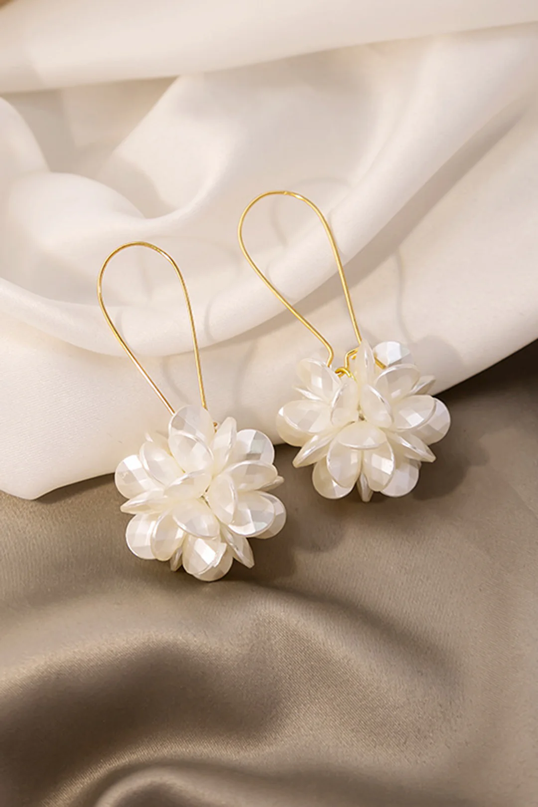Floral Design Earrings - Image 2
