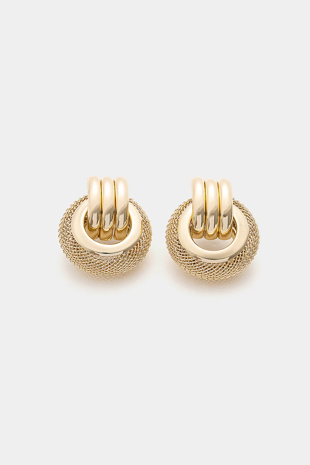 Metal Circle Earrings