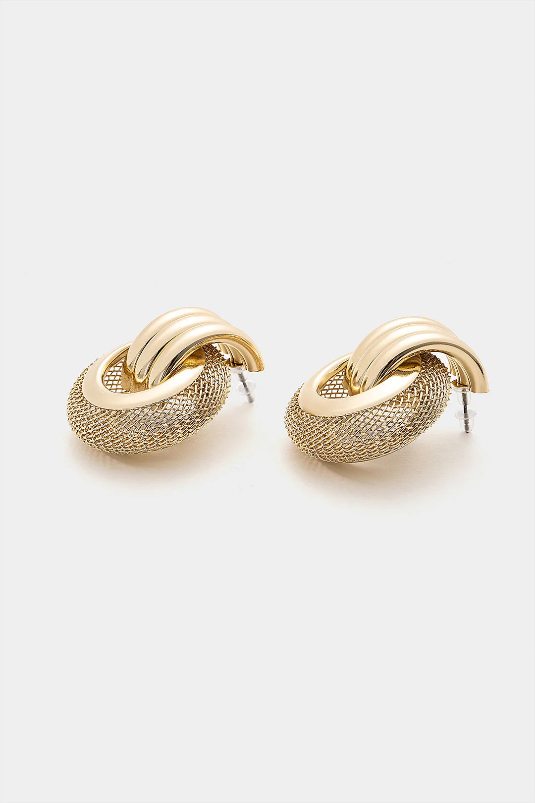 Metal Circle Earrings - Image 2