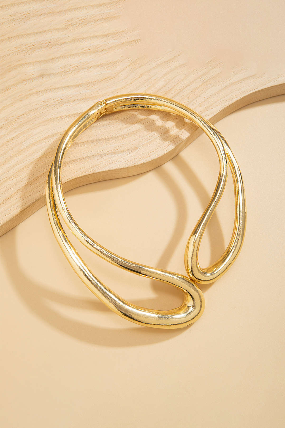 Cut Out Asymmetrical Necklace - Image 2