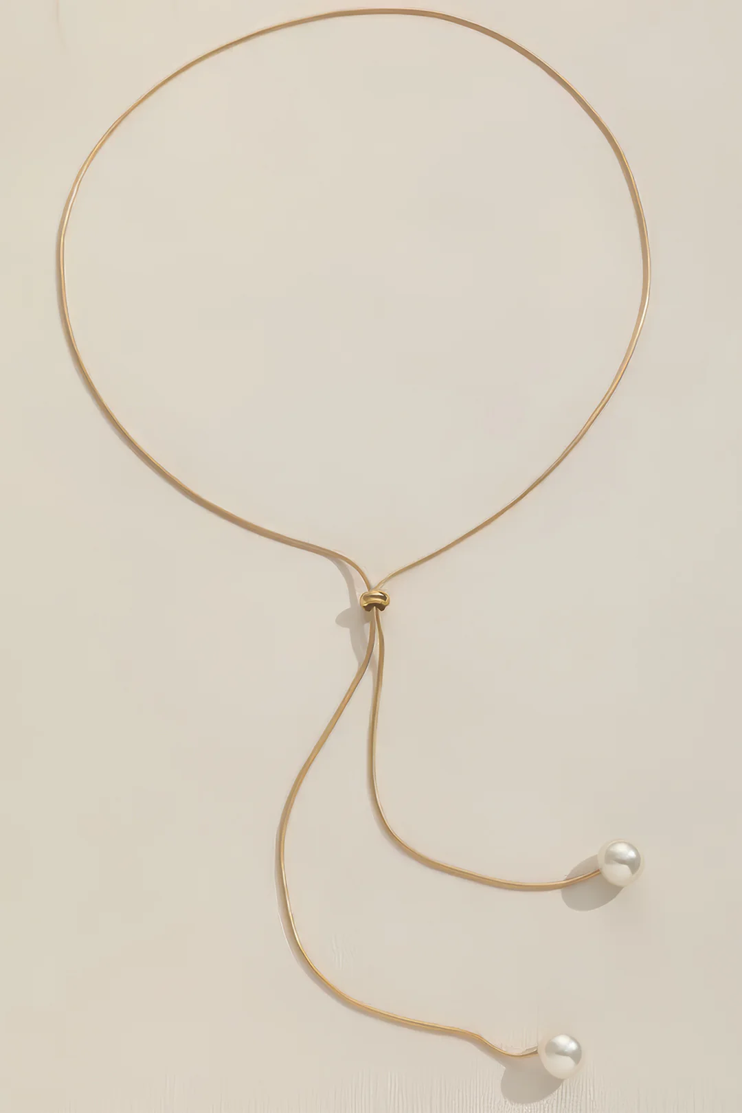 Pearl Adjustable Necklace - Image 5