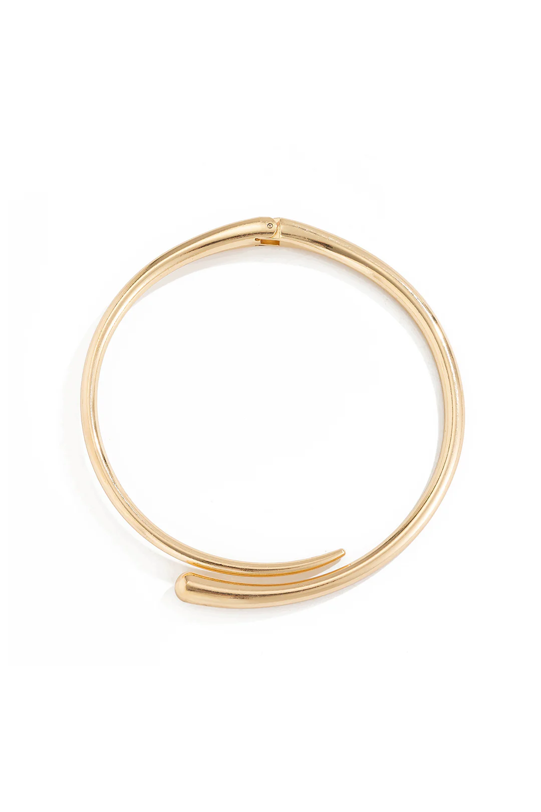 Metal Choker Open Necklace - Image 2