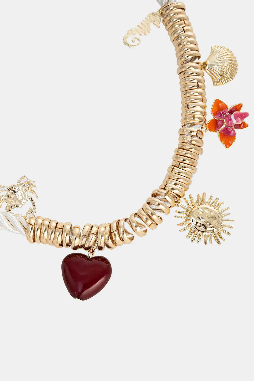 Metal Heart Shell-Shaped Necklace - Image 3