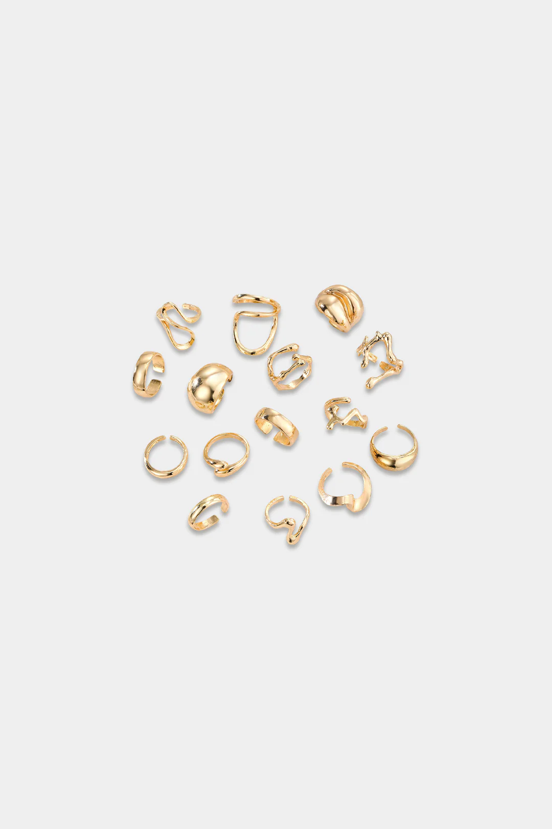 Metal Irregular Rings - Image 2