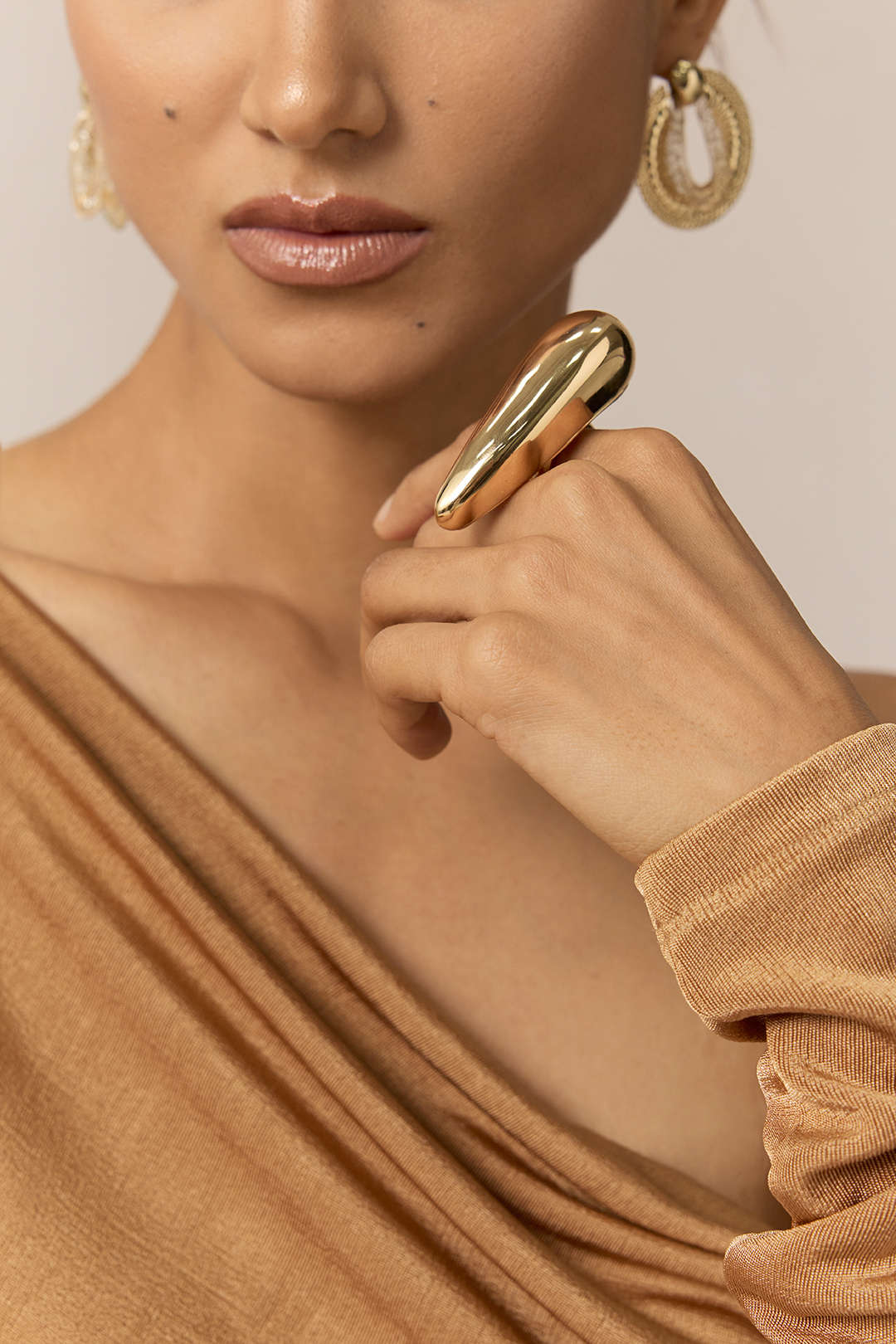 Metal Geometric Ring