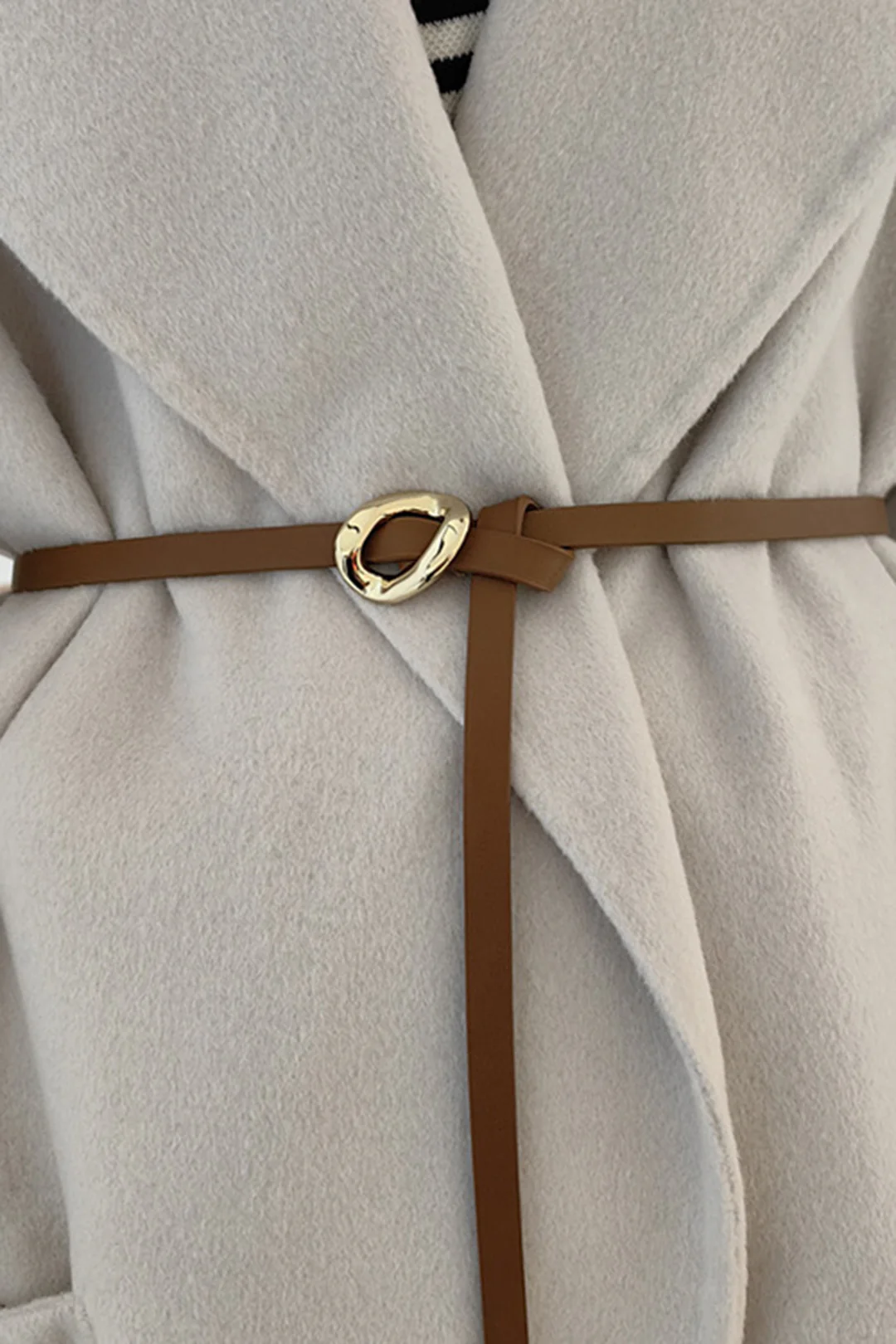Faux Leather Belt