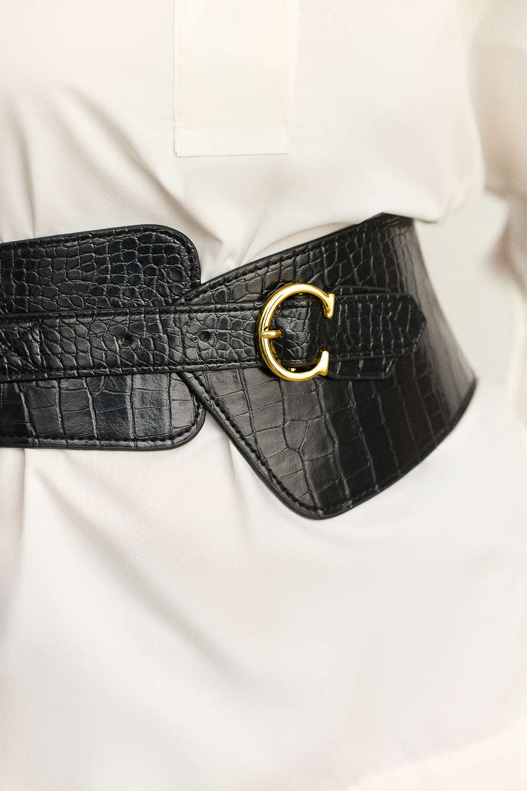 Leather Wide Belt Corset - Image 7