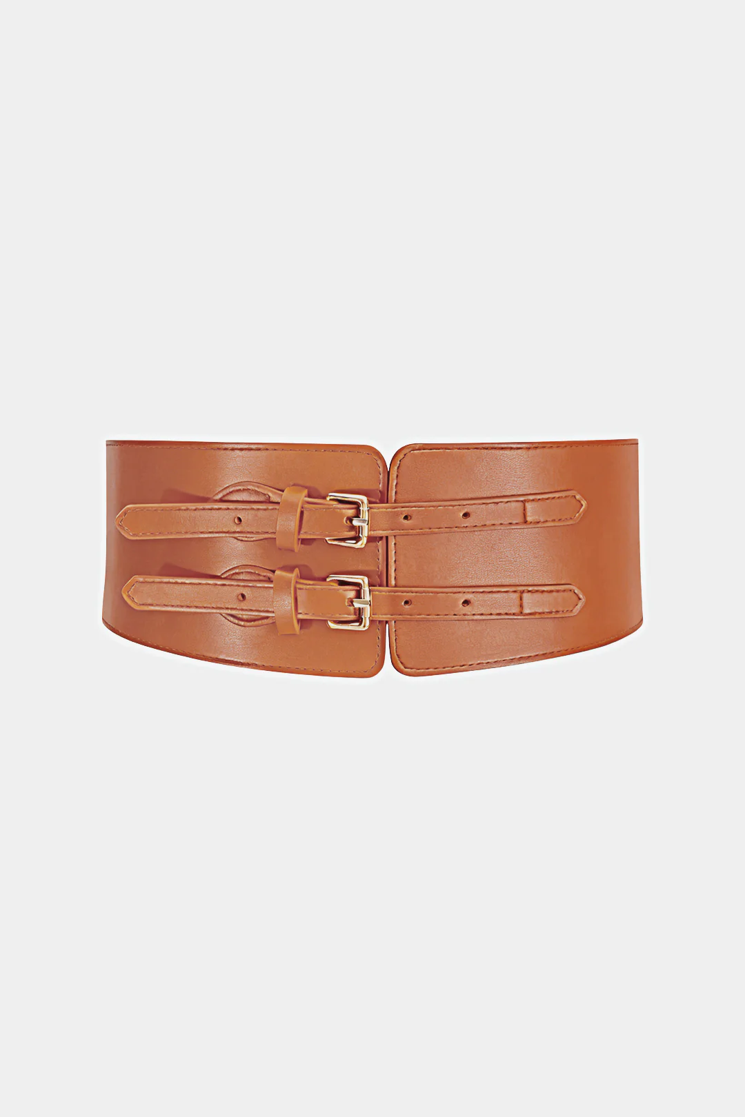 Leather Wide Corset Belt - Image 3