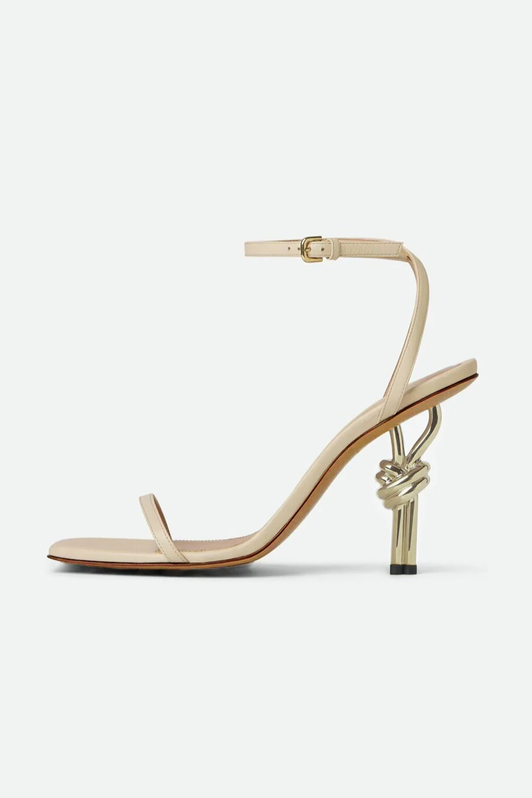 Metallic Almond Toe Heels - Image 4