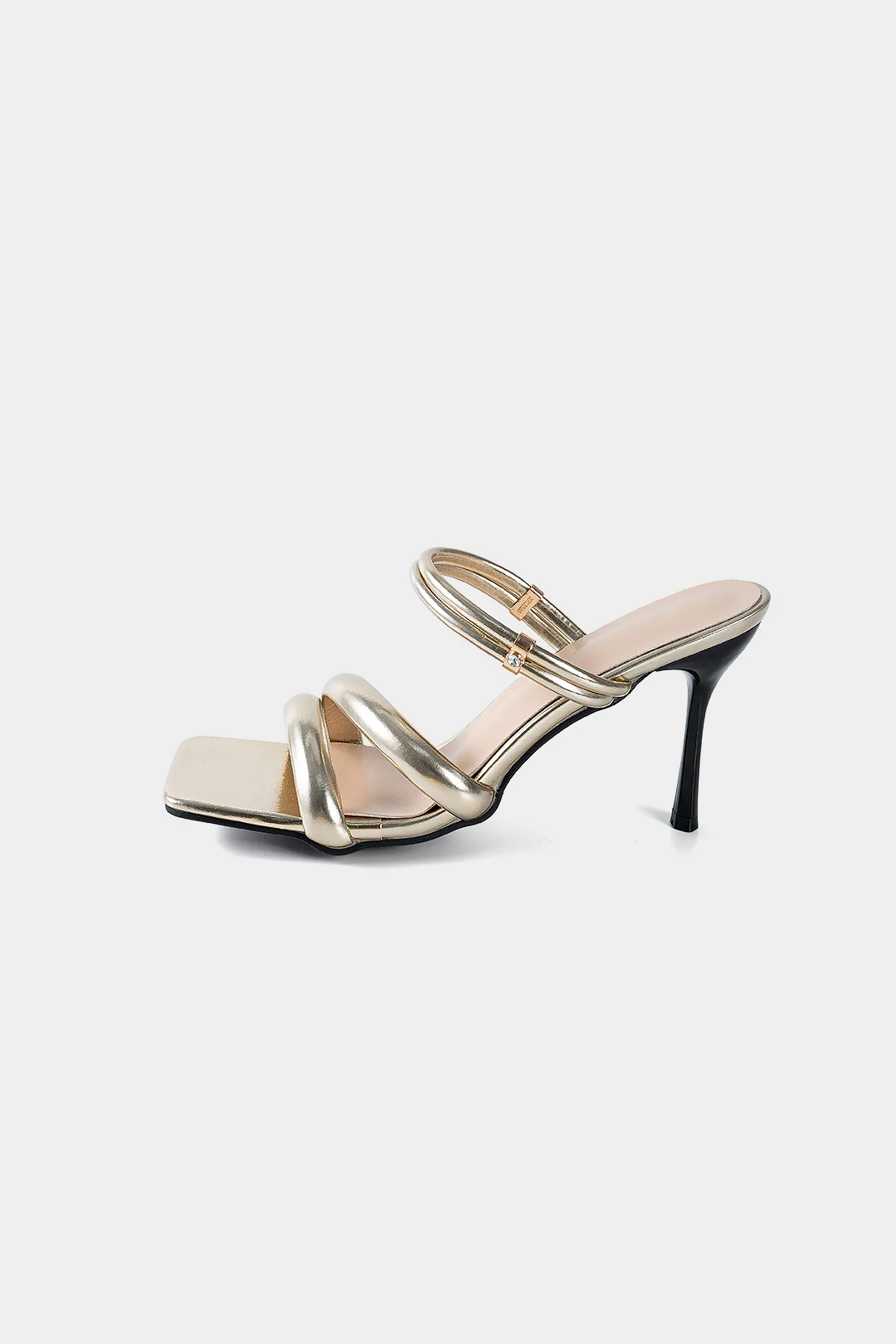 Square Toe Asymmetrical Heels - Image 2