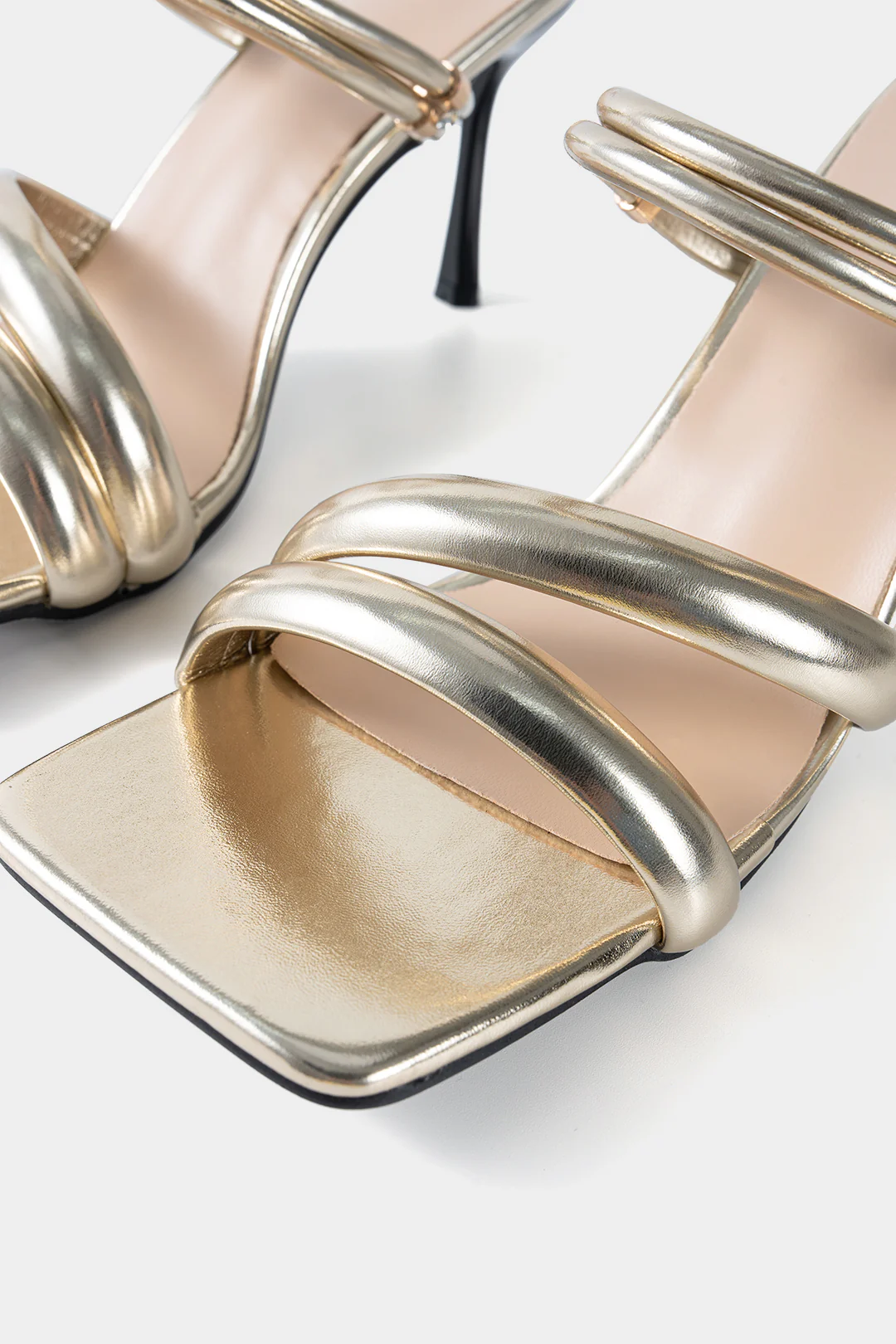 Square Toe Asymmetrical Heels - Image 3