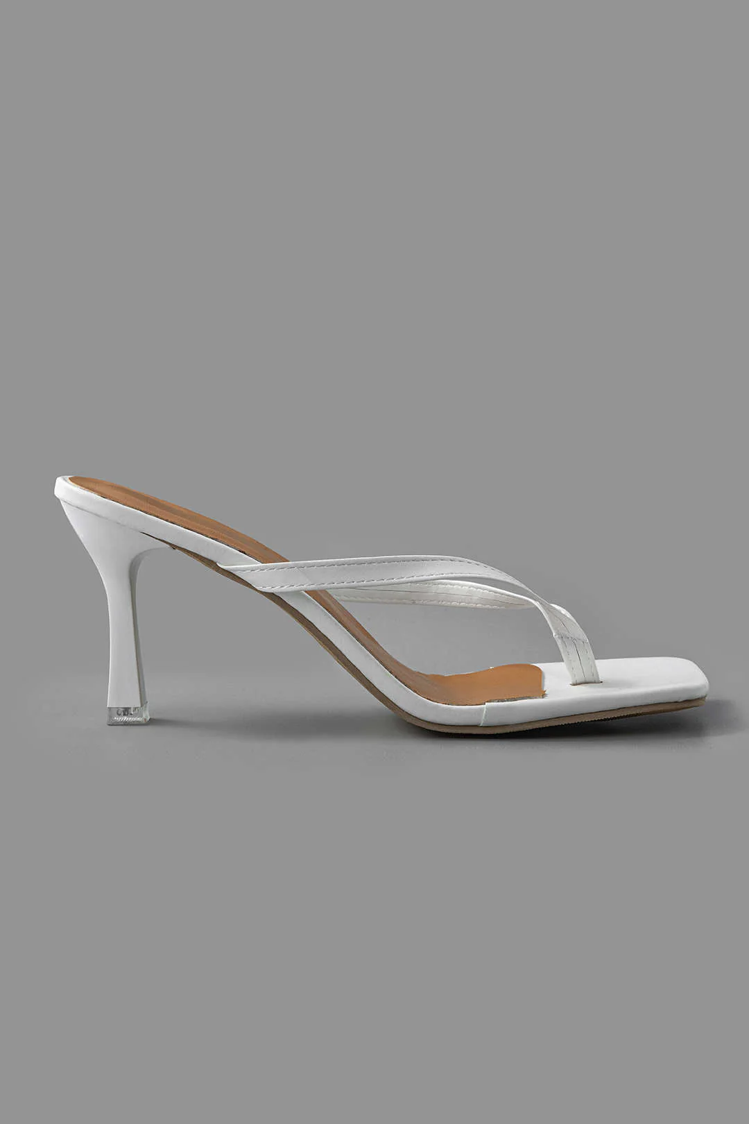 Basic Mid Heel Thong Sandals - Image 8
