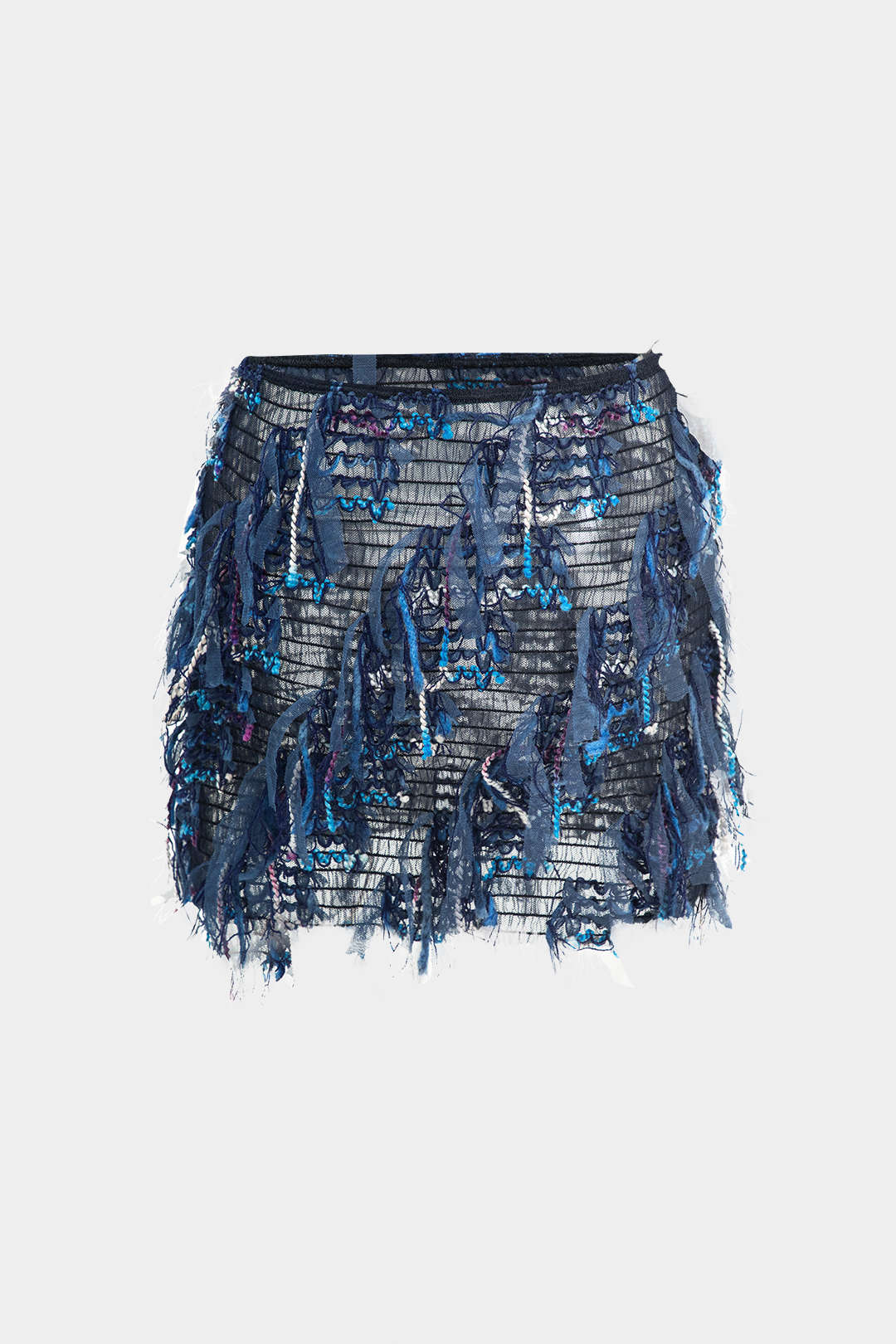 Fringe Mini Skirt - Image 4