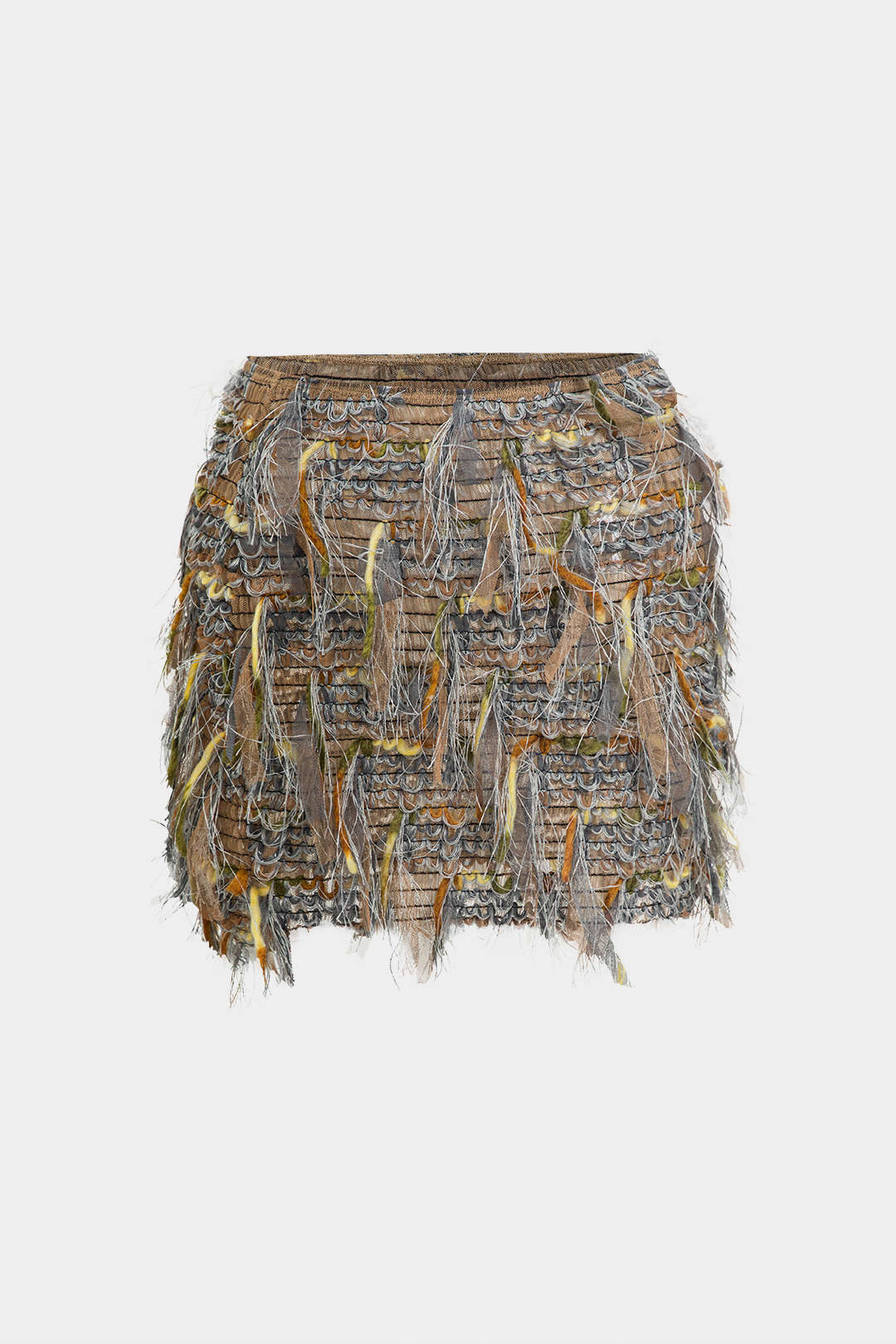 Fringe Mini Skirt - Image 7