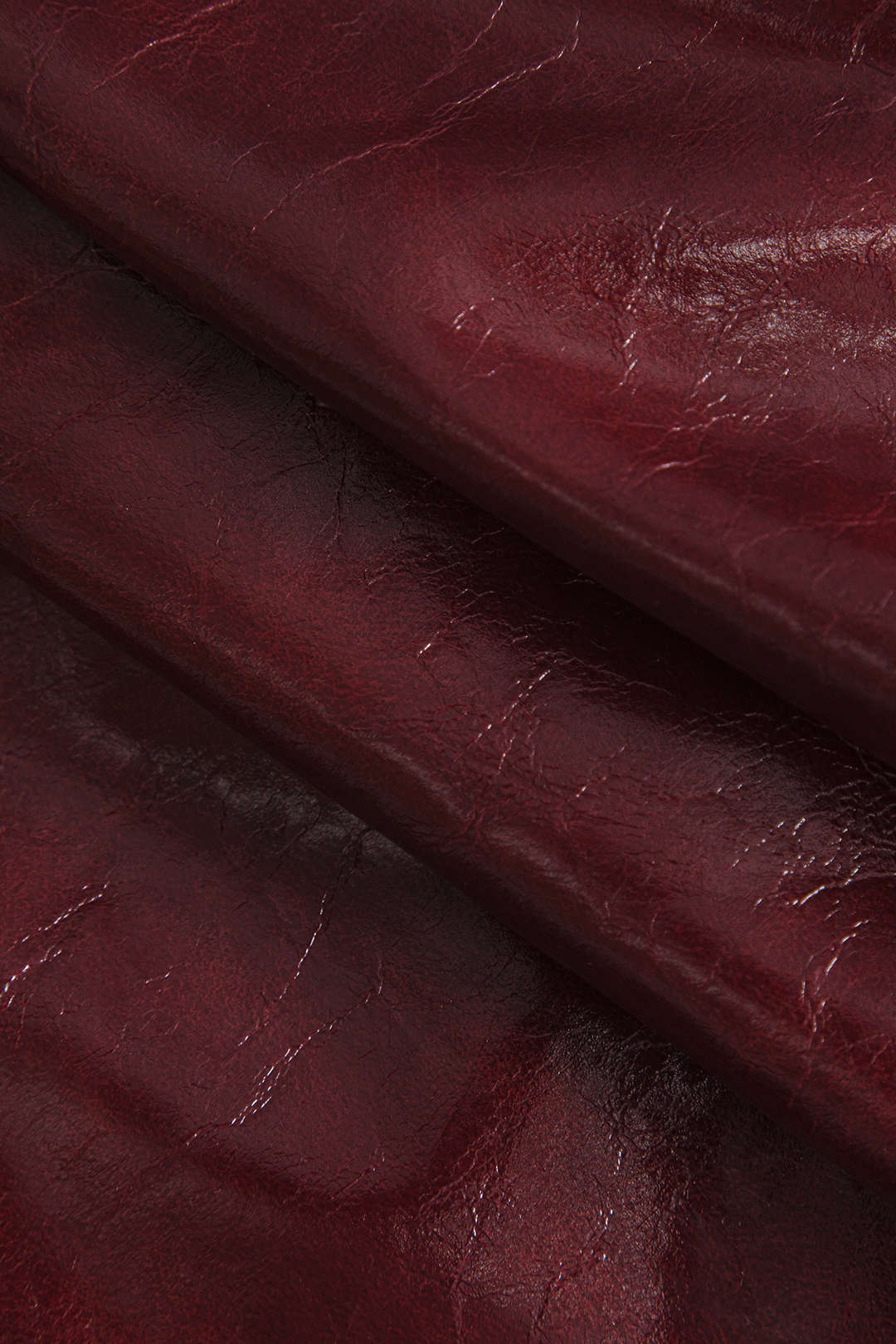 Solid Pu Button Asymmetrical Skirt - Image 4