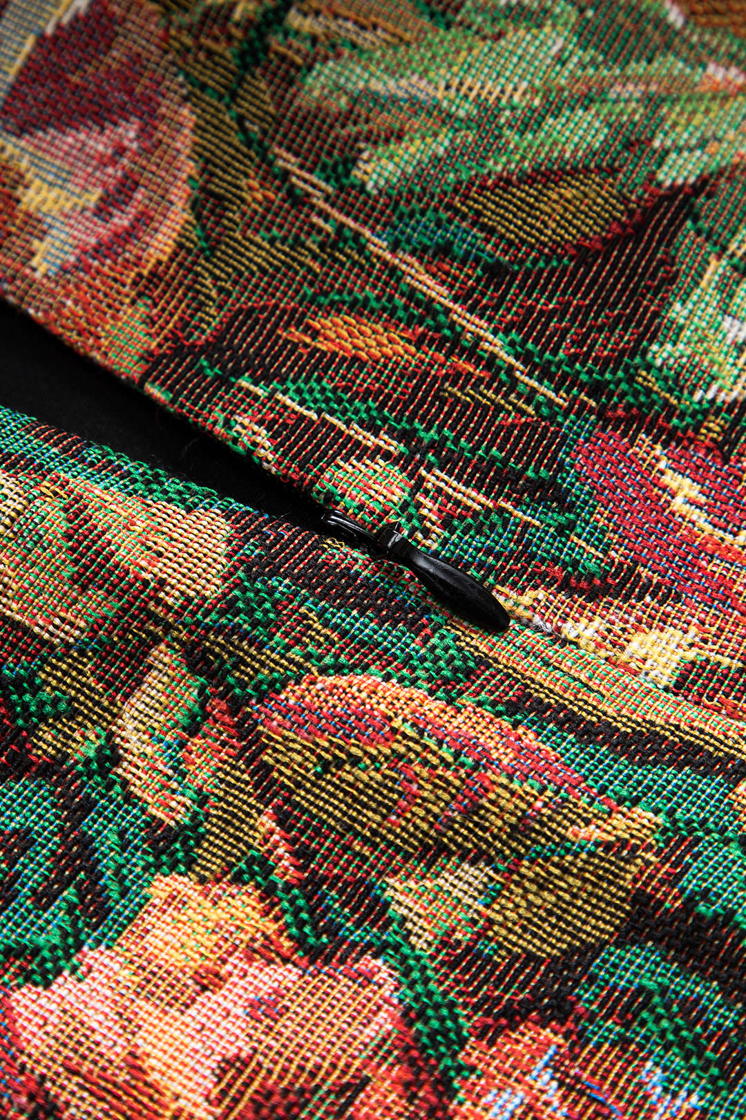 Jacquard Zipper Detail Mini Skirt - Image 4