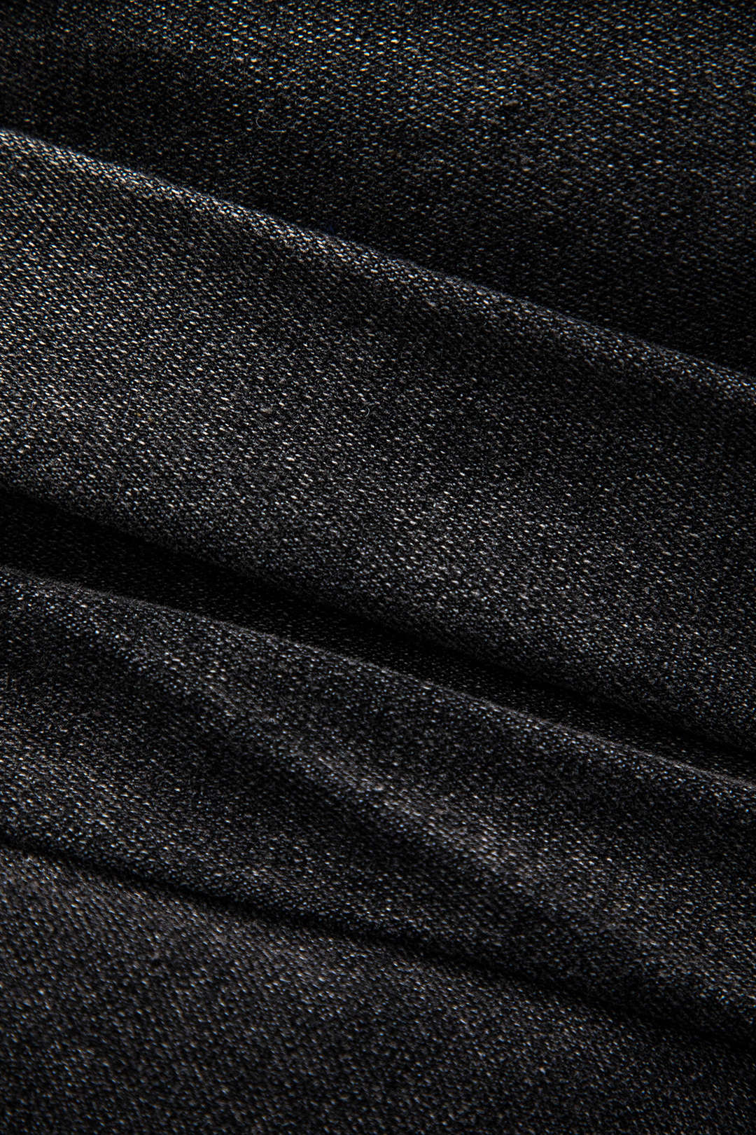 Denim High Waist Patchwork Skirt - Image 14