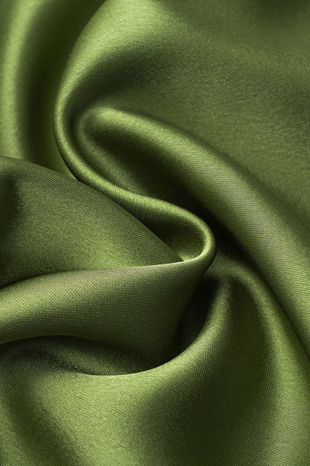 Satin Asymmetrical Ruched Tie Knot Zipper Skirt - Image 5