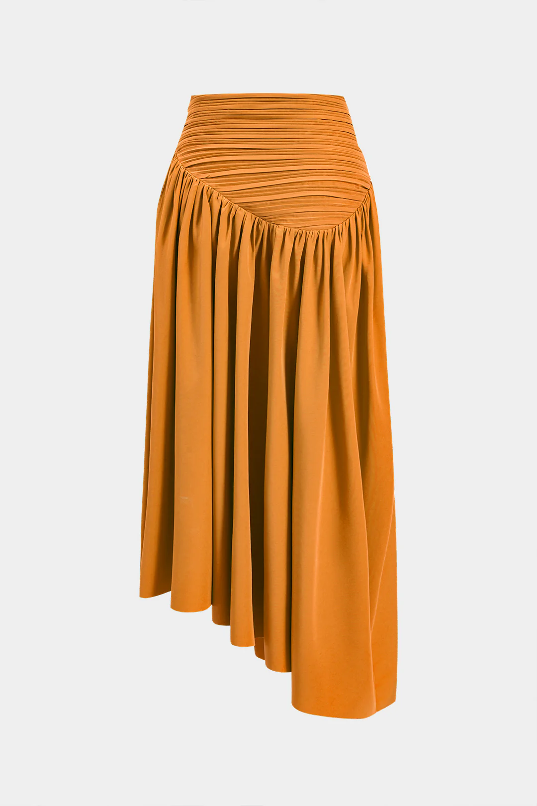 Pleated Asymmetrical Skirt - Image 6