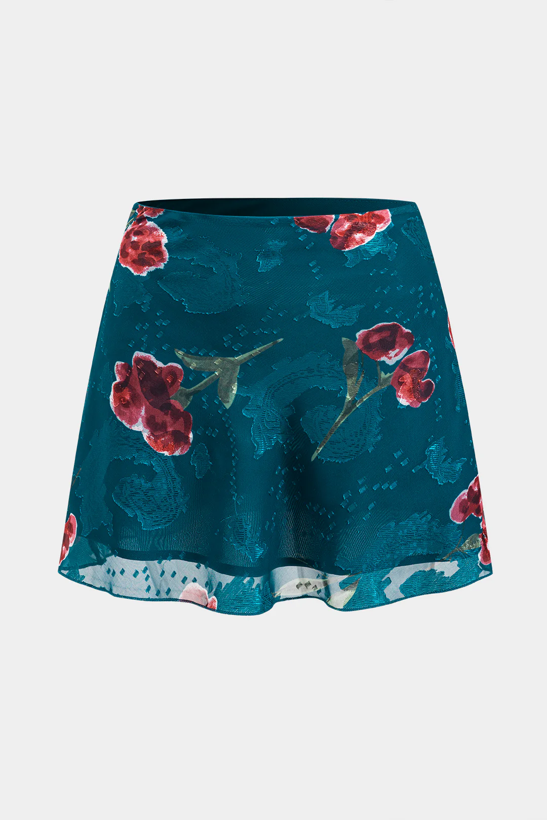 Floral Print Chiffon Skirt - Image 6