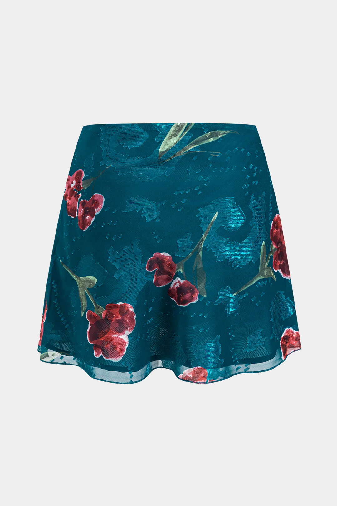 Floral Print Chiffon Skirt - Image 7